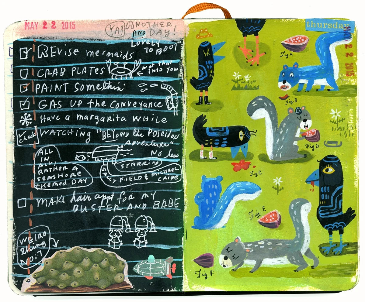 Harvest time, sketchbook painting
