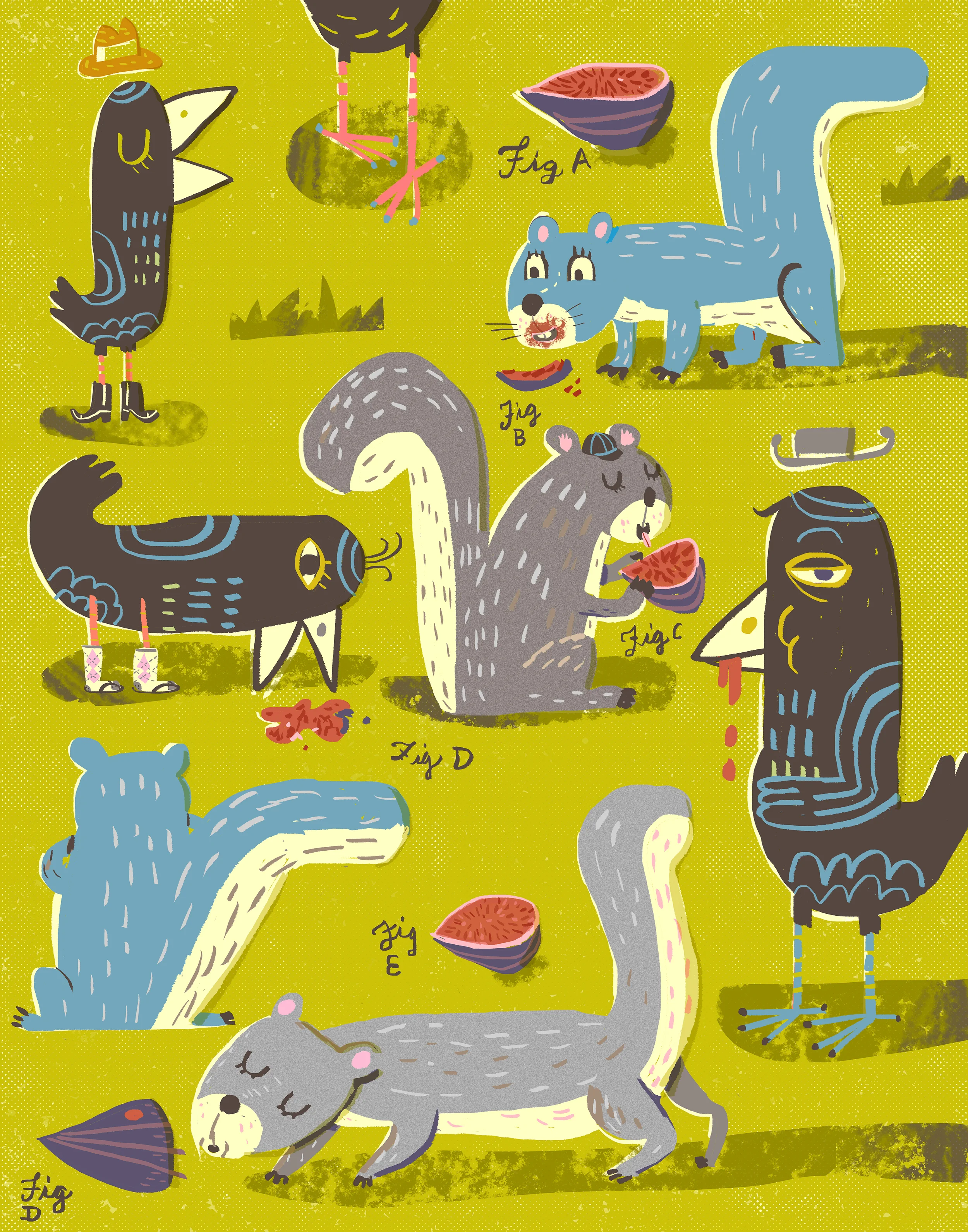 A few lawn pals