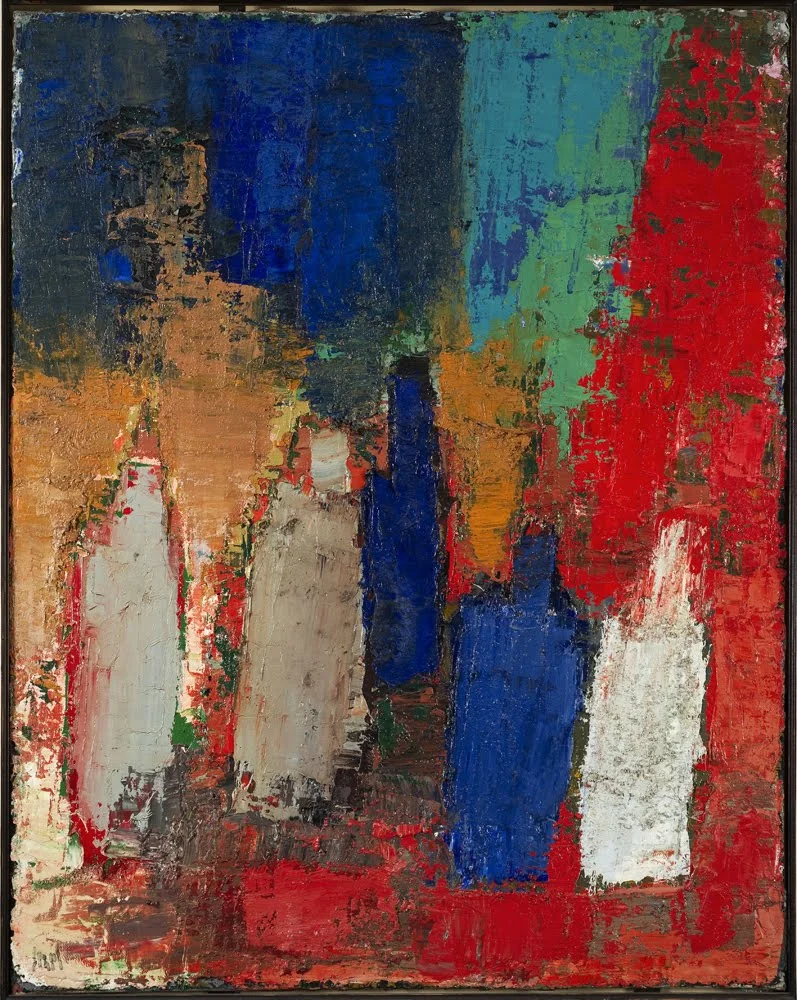 NICOLAS DE STAËL, BOUTEILLES, 1952