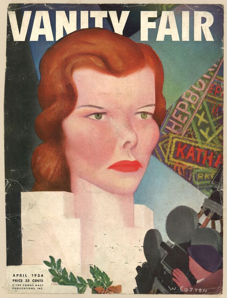 Vanity Fair April 1934, Katherine Hepburn