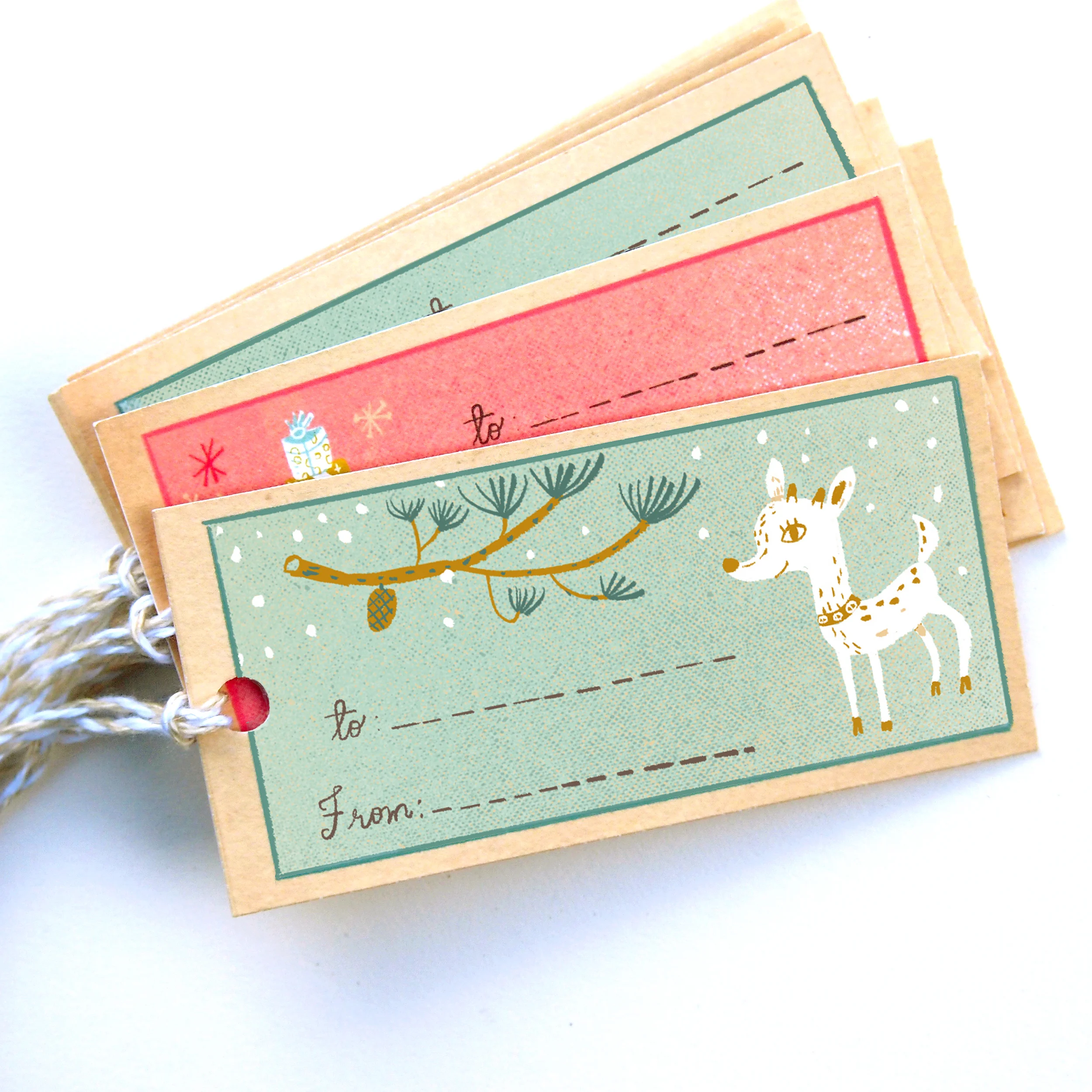 Holiday gift tags