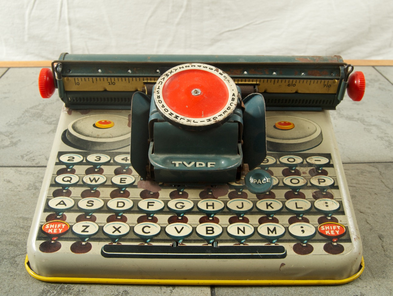  Vintage Tin Toy Typewriter by Dependable FC on Etsy