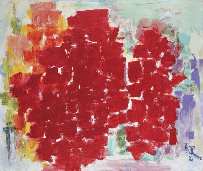 Alma Thomas, Azaleas in Spring , 1968