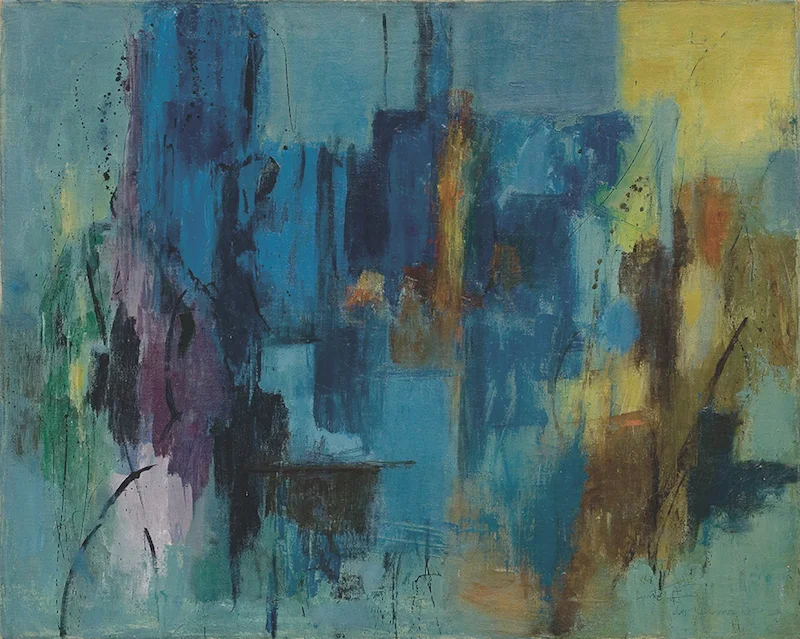Alma Thomas, Untitled , ca. 1960, oil on canvas.