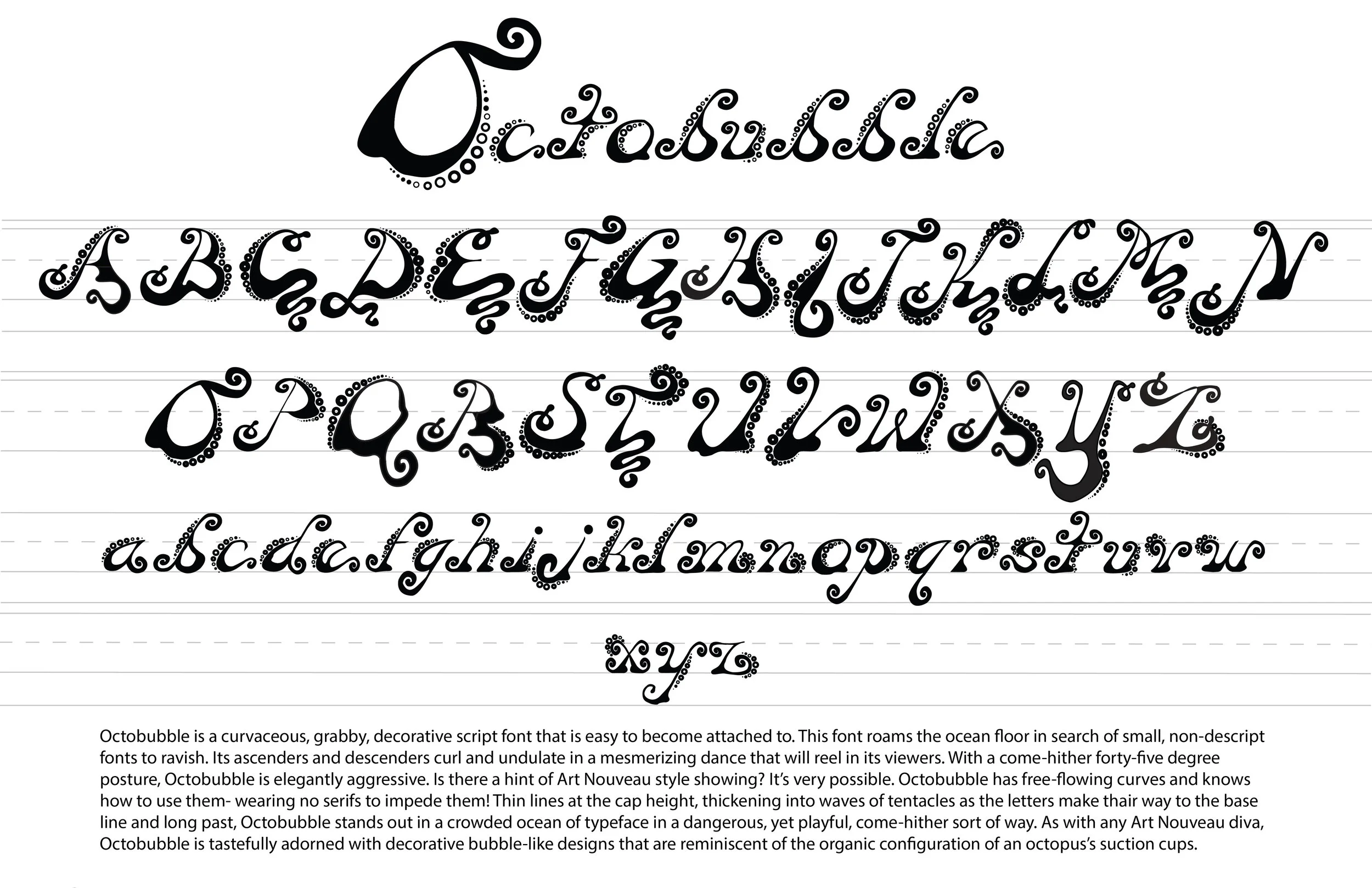 Octobubble Decorative Font Design