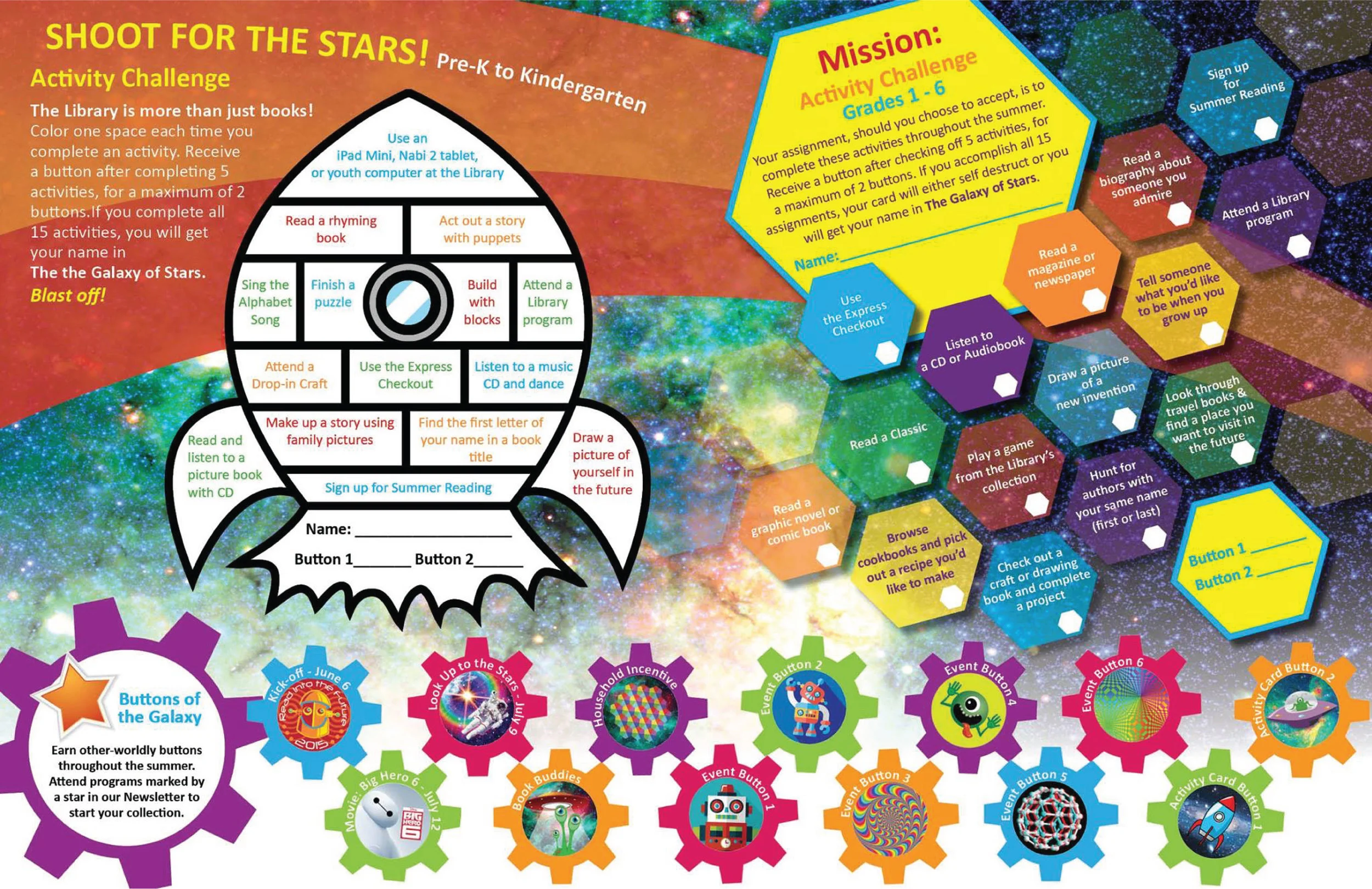 Summer Reading 2015 Activity Sheet