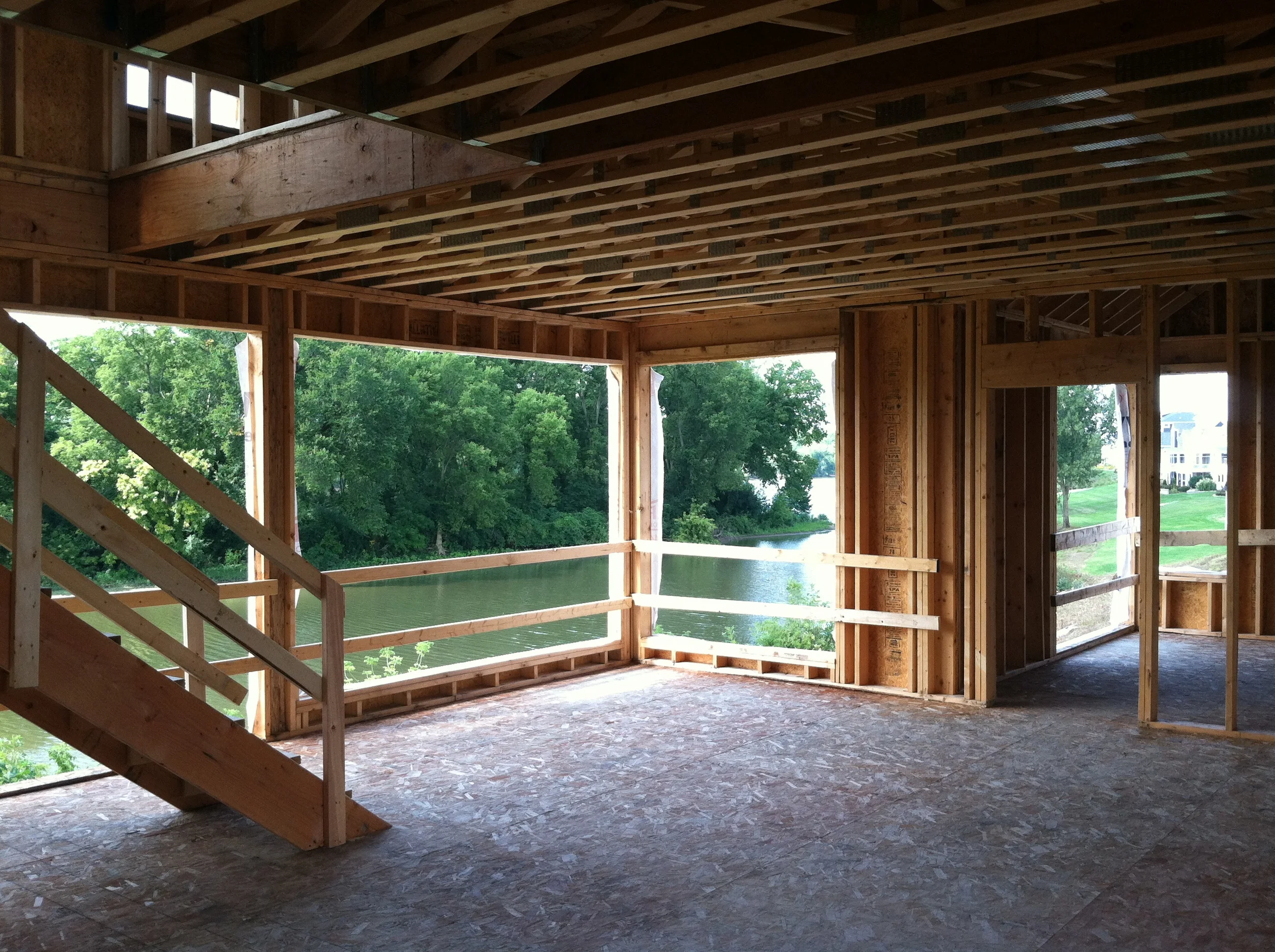 View from Unit A to southwest
