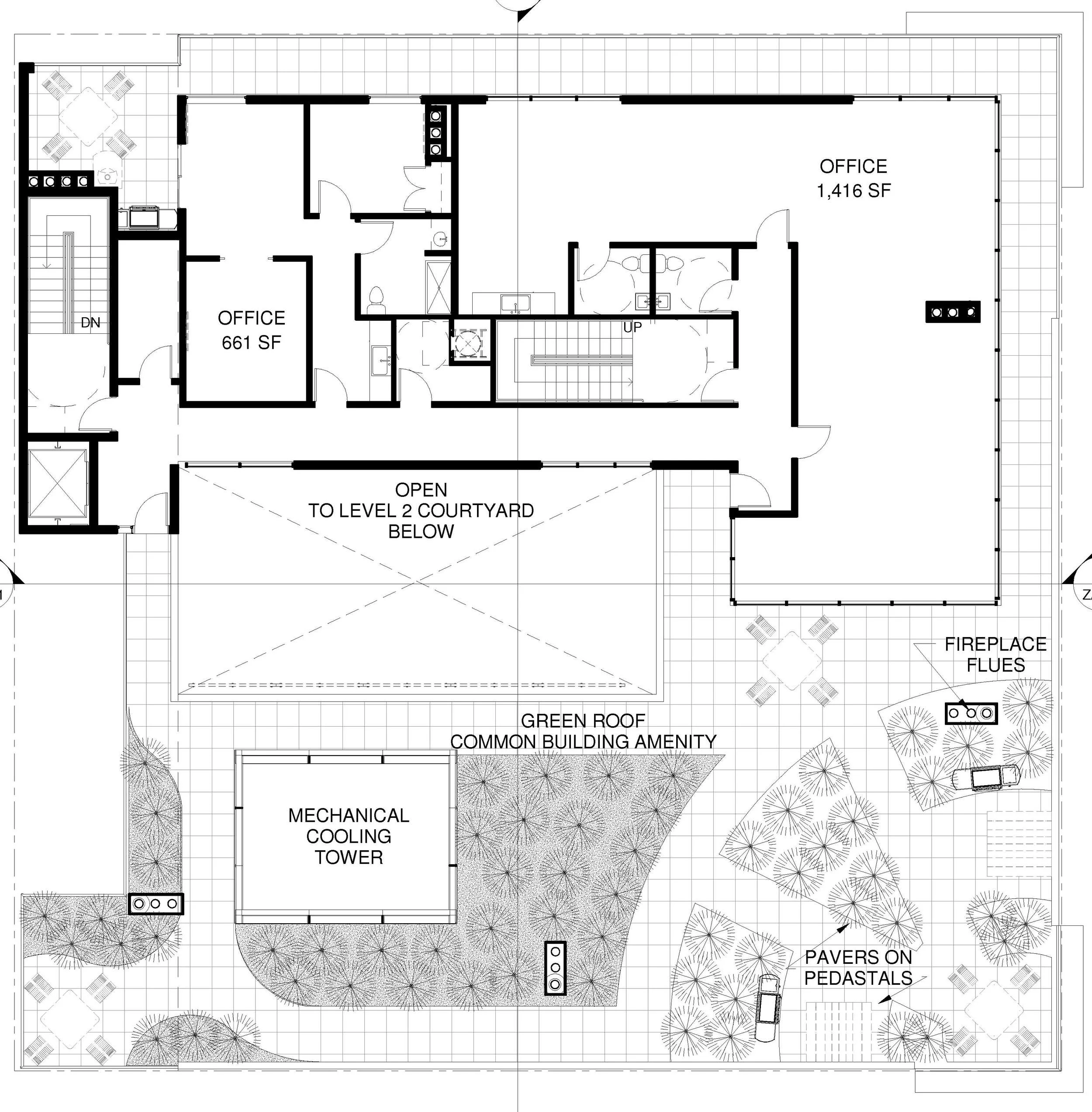 Fifth Floor Office / Roof Deck