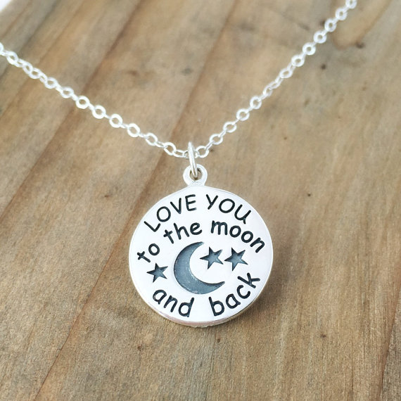 Far Fetched Love You to The Moon and Back Necklace Far Fetched Love You to The Moon and Back Necklace