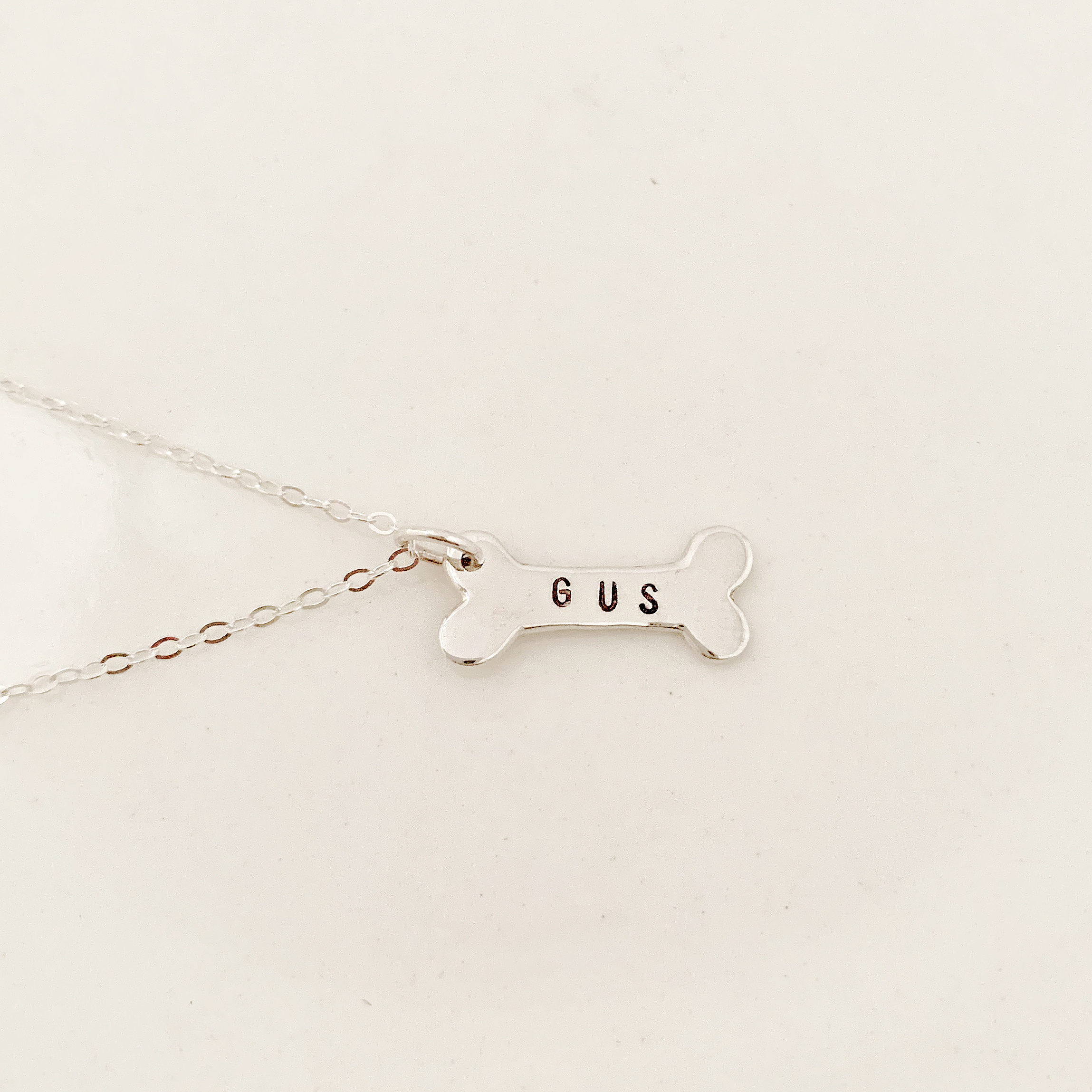 Lafonn Dog Bone Necklace (0.11 CTTW): Precious Accents, Ltd.