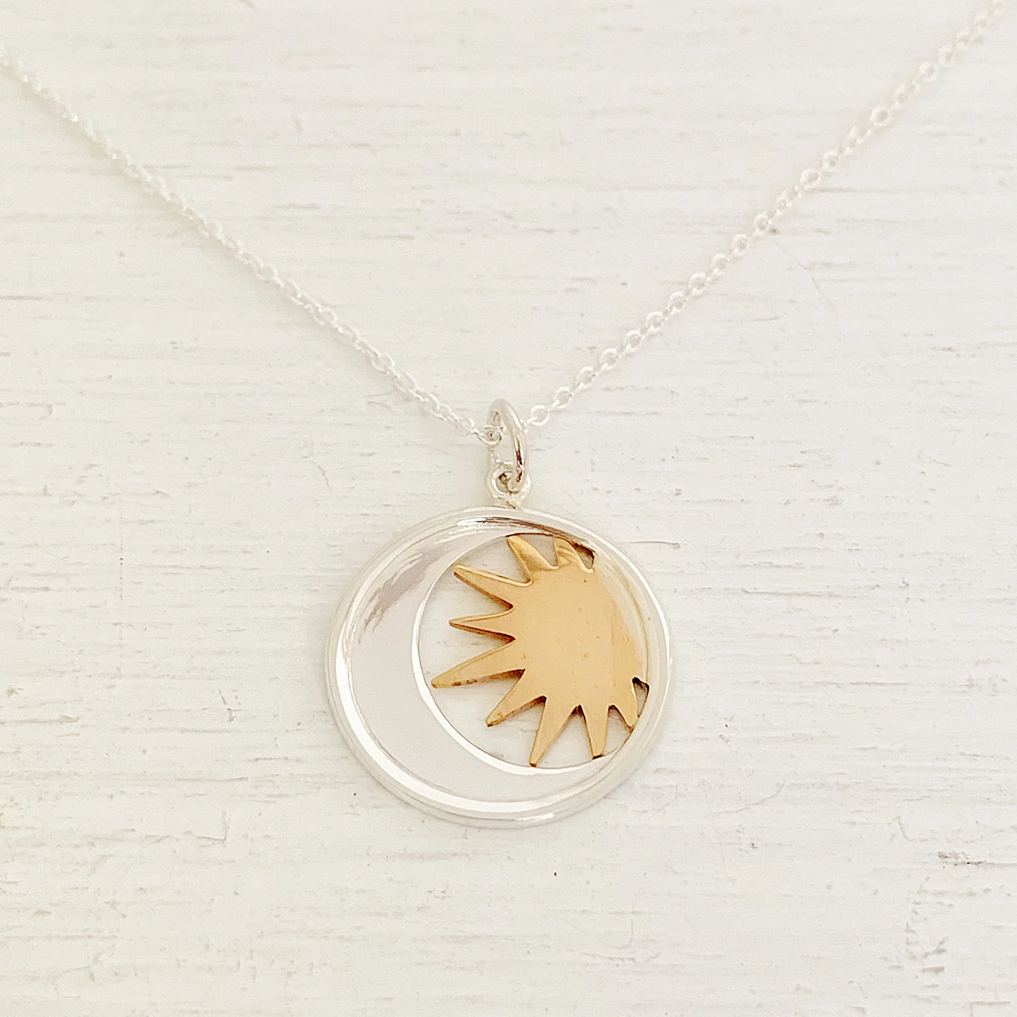 Sun and Moon Necklace — JustJaynes 