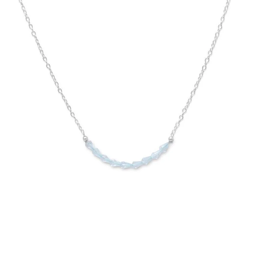December -Blue Topaz Beaded Birthstone 
