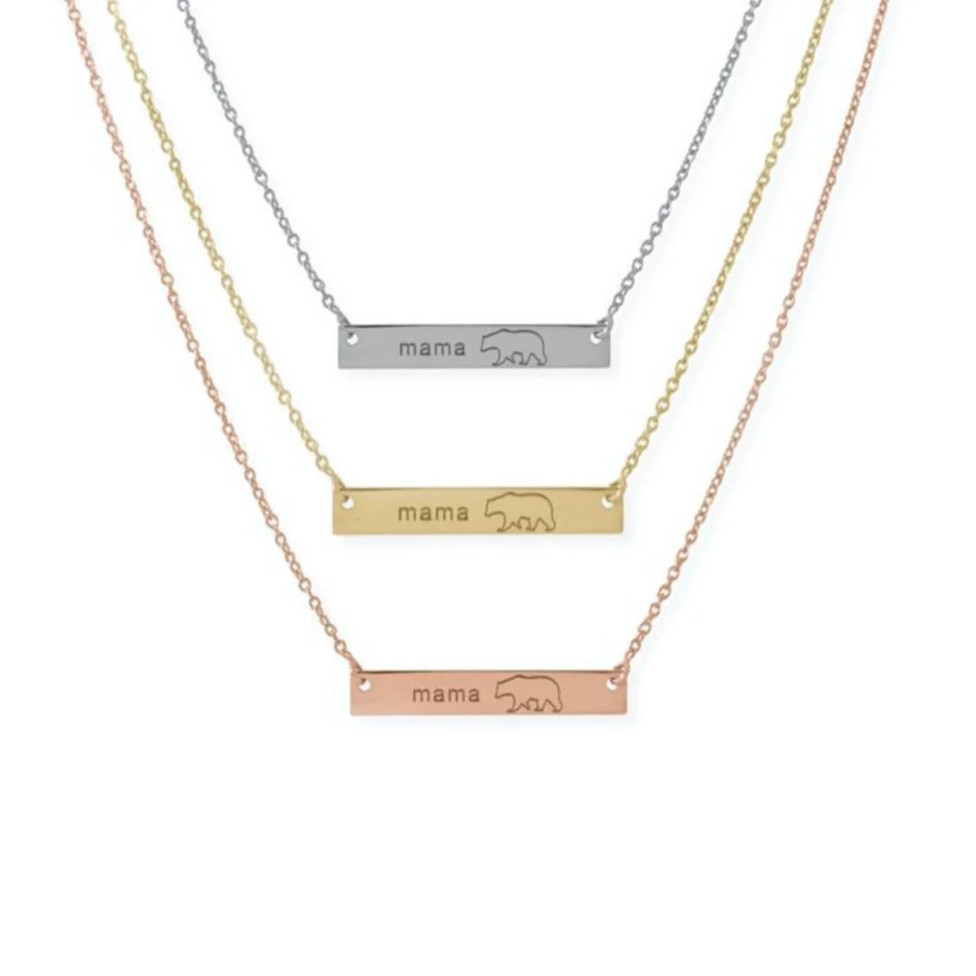 Mama Bear Necklace — JustJaynes 
