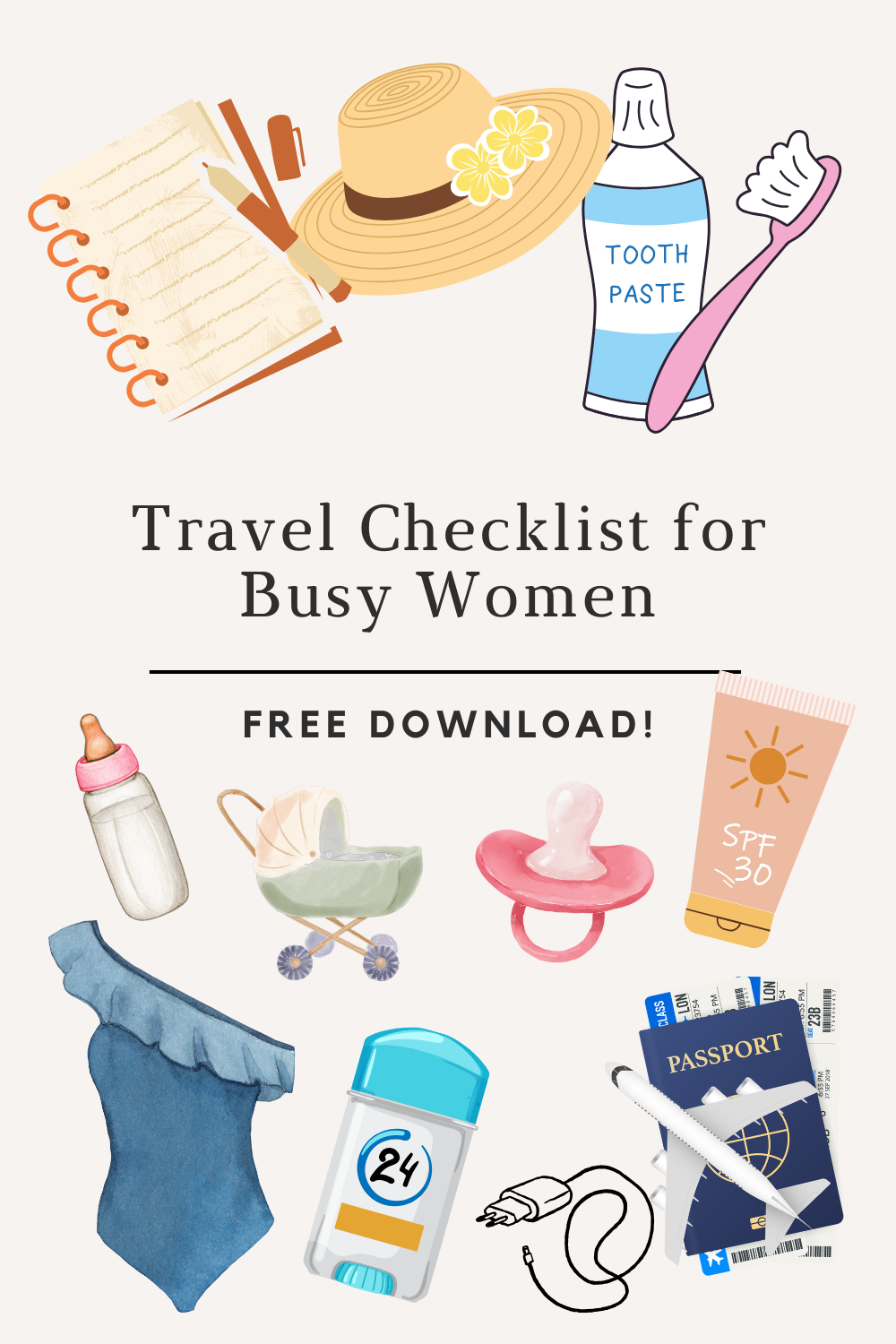 Get Vacation-Ready: Free Printable Packing Checklists for Stress-Free ...