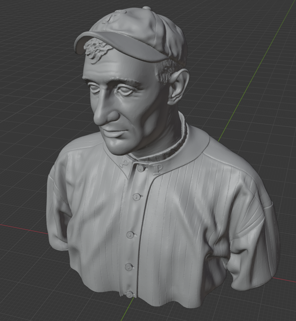Honus Wagner Bust   1/12th scale