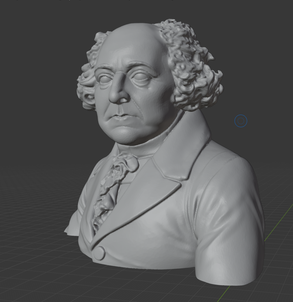 John Adams Bust 1/10th scale with pedestal