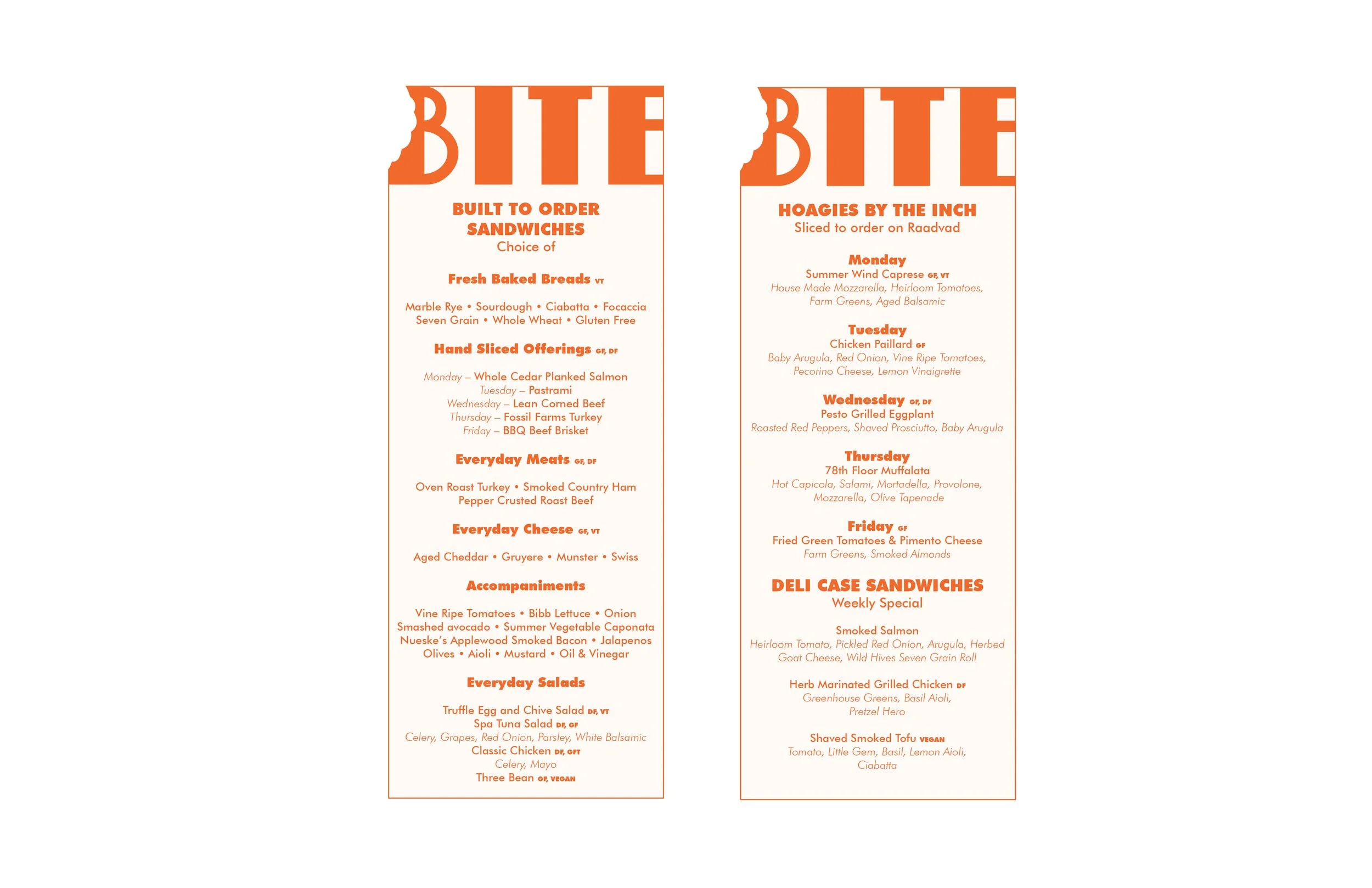 BITE | SANDWICH BAR