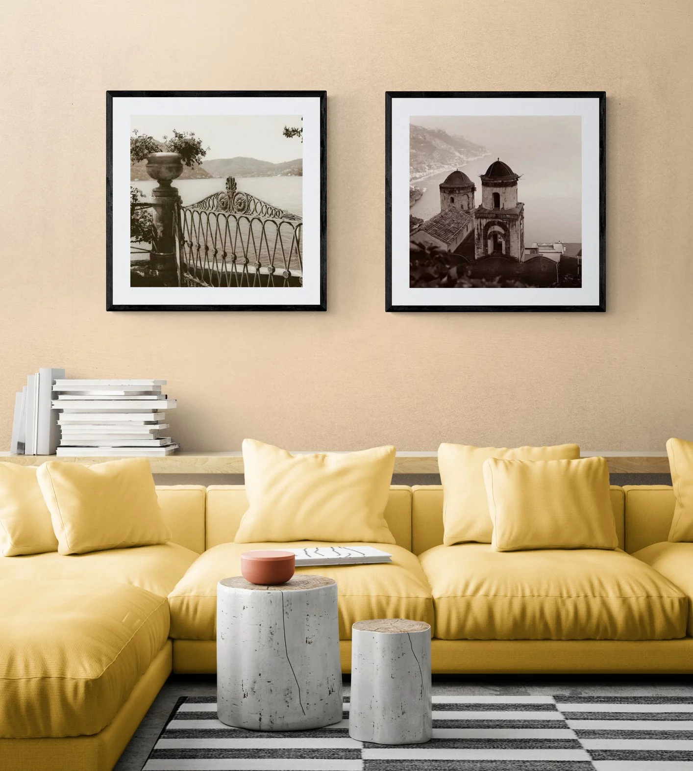 Lounge_with_corner_sofa_and_tree_stump_pedestals.jpg