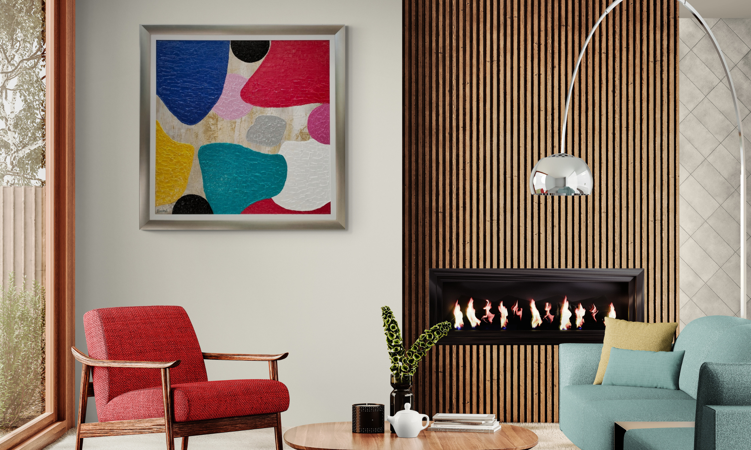 Original artworks and contemporary paintings custom framed at Art Reflection Mosman Sydney