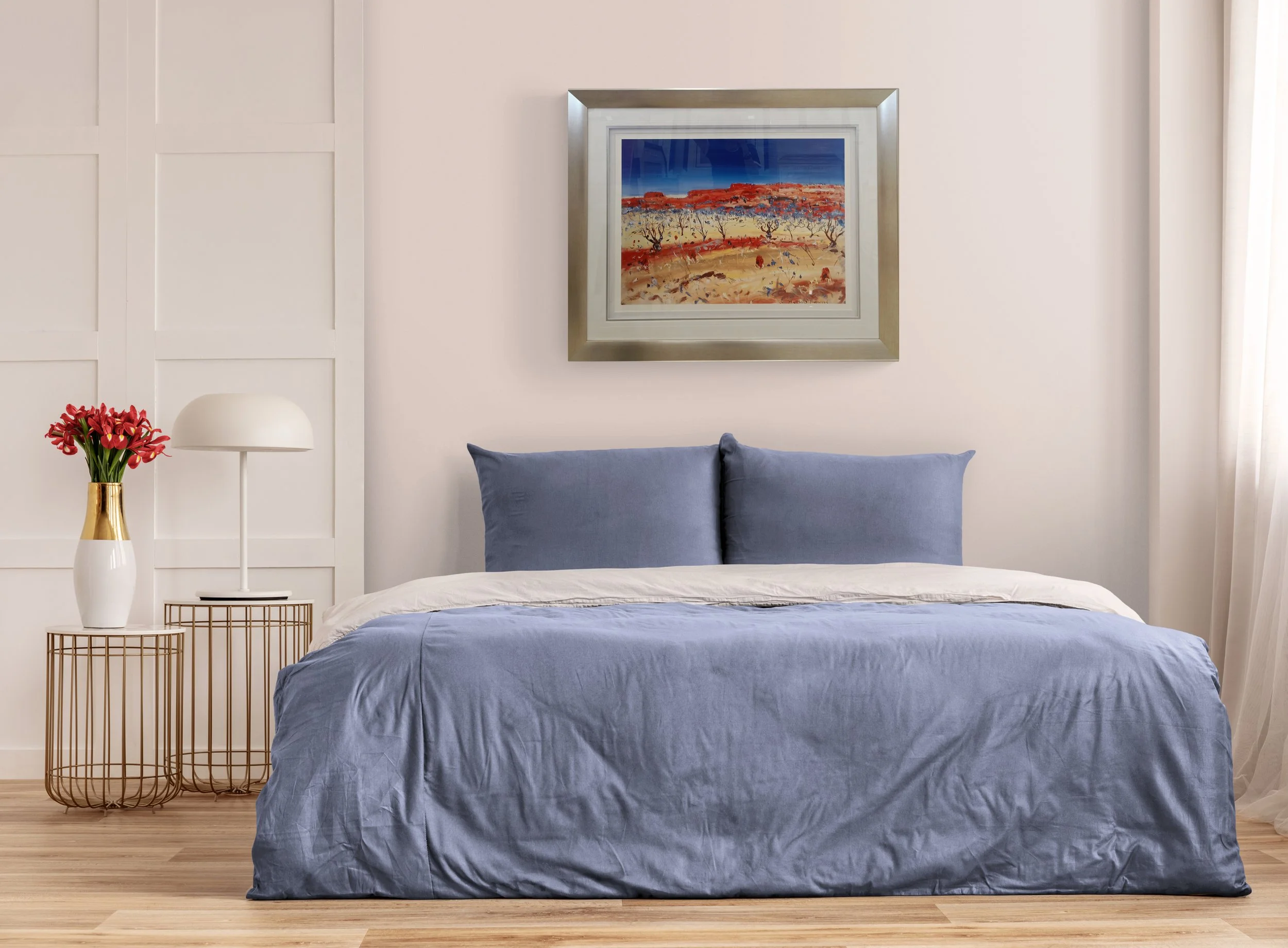 Exquisite framed fine arts collection displayed at Art Reflection Mosman gallery.