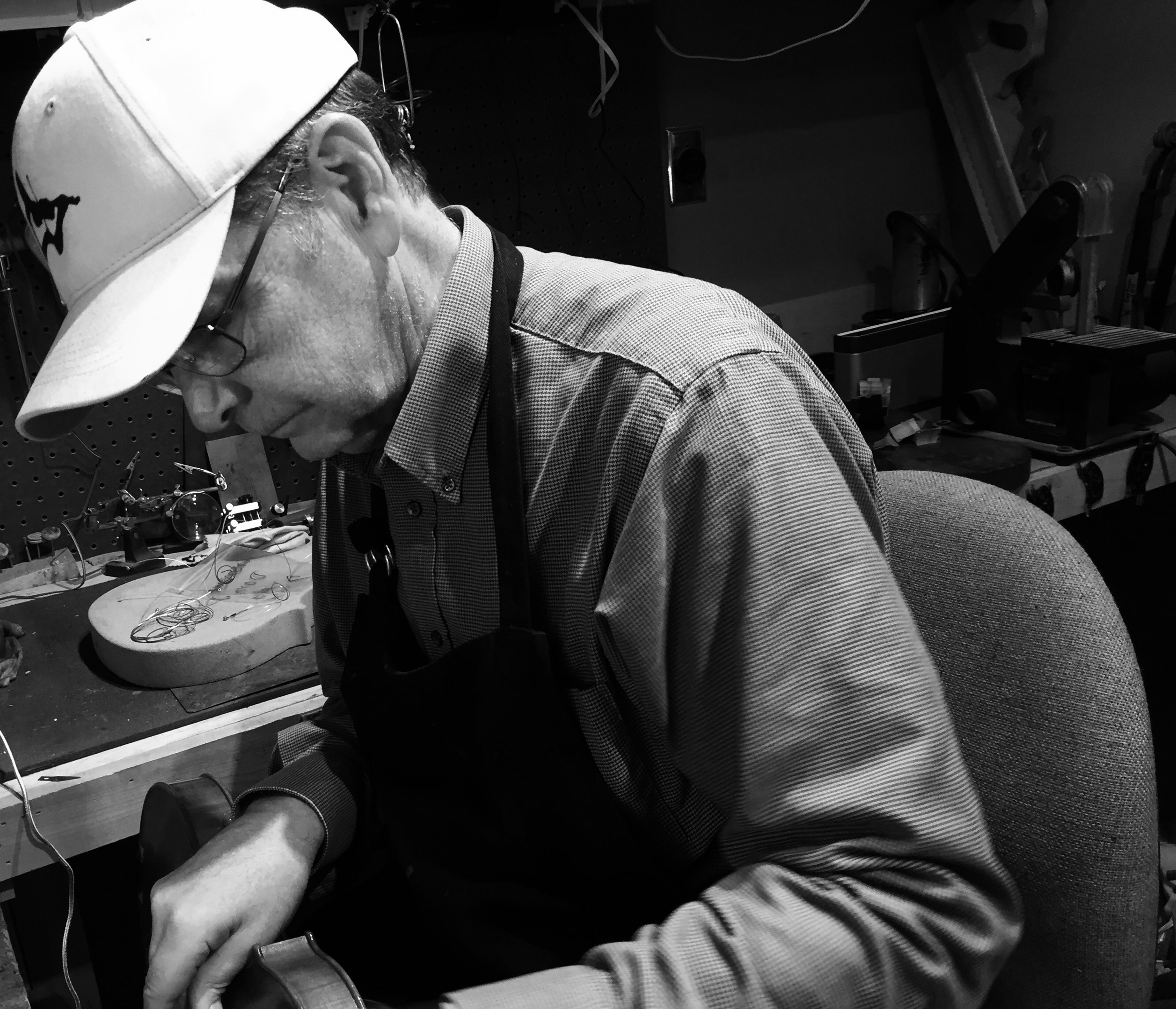 Allen Wyatt in workshop (Copy)