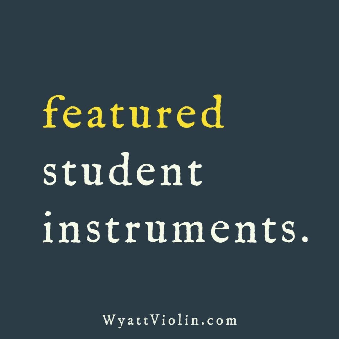 Over the years we have developed close relationships with distributors and vendors to provide what we feel are the absolute best student instruments available at extremely competitive prices.  These instruments are custom labeled with our brands and 