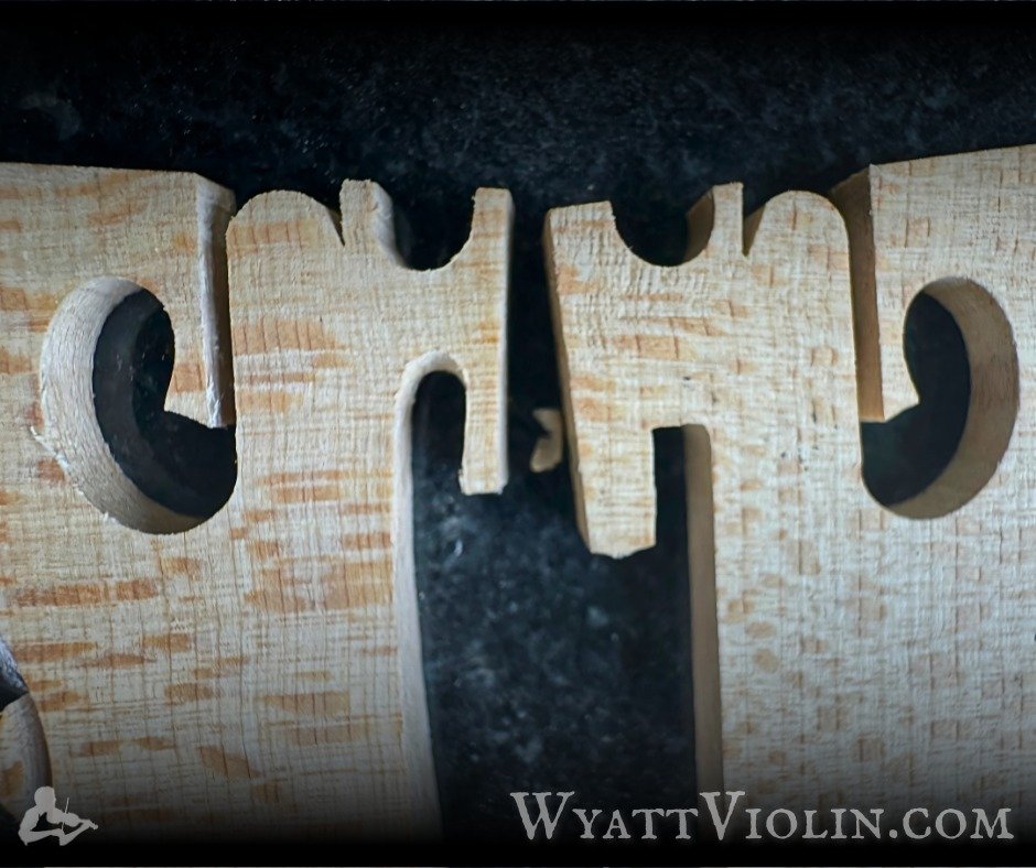 This is the first step in the intricate process of shaping a violin bridge. It's amazing how such a small piece of wood can exert such a profound influence on the instrument's tonal quality.

WyattViolin.com

#WyattViolinShop #ViolinShop #ViolinMerch