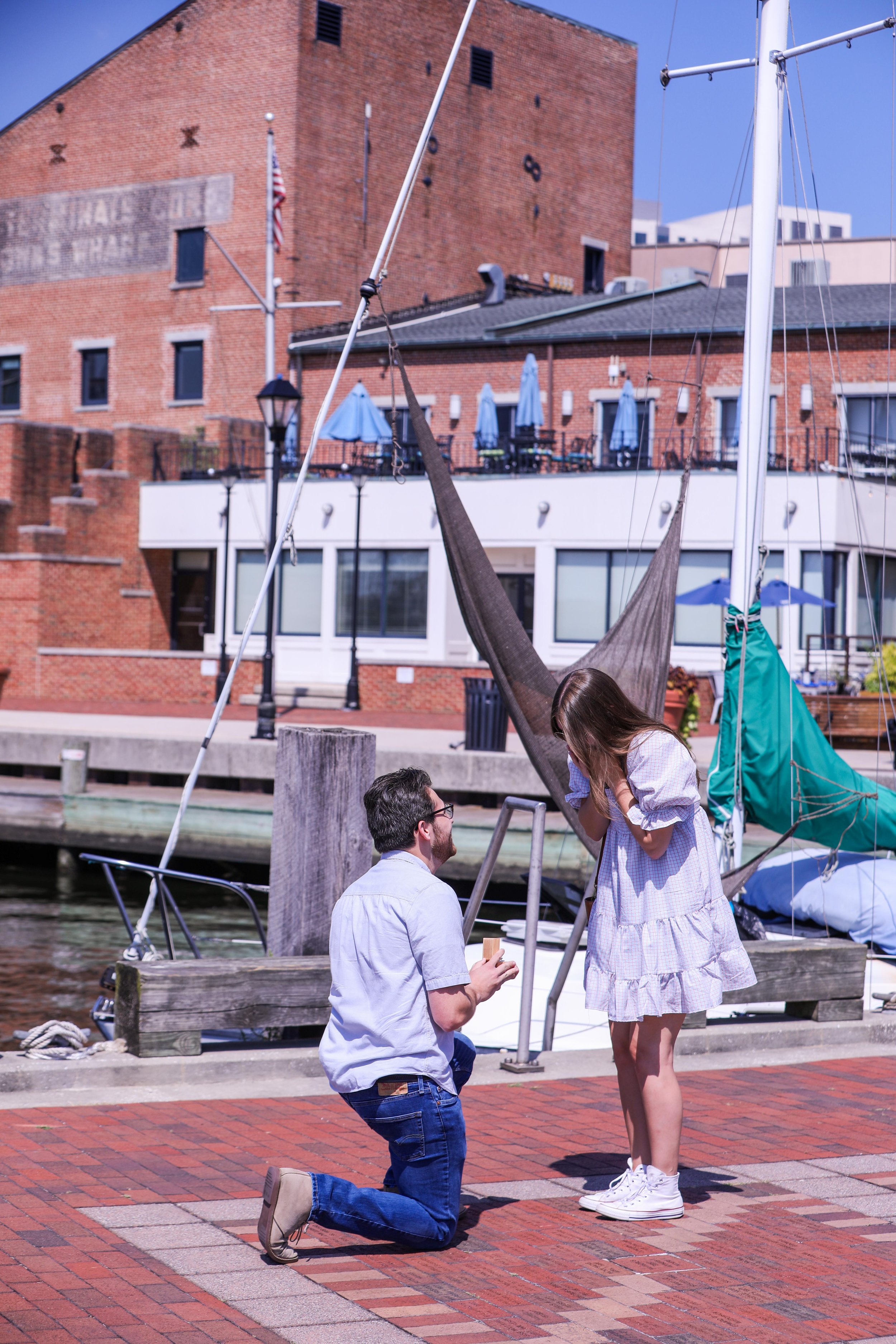 Baltimore Surprise Proposal Photographer