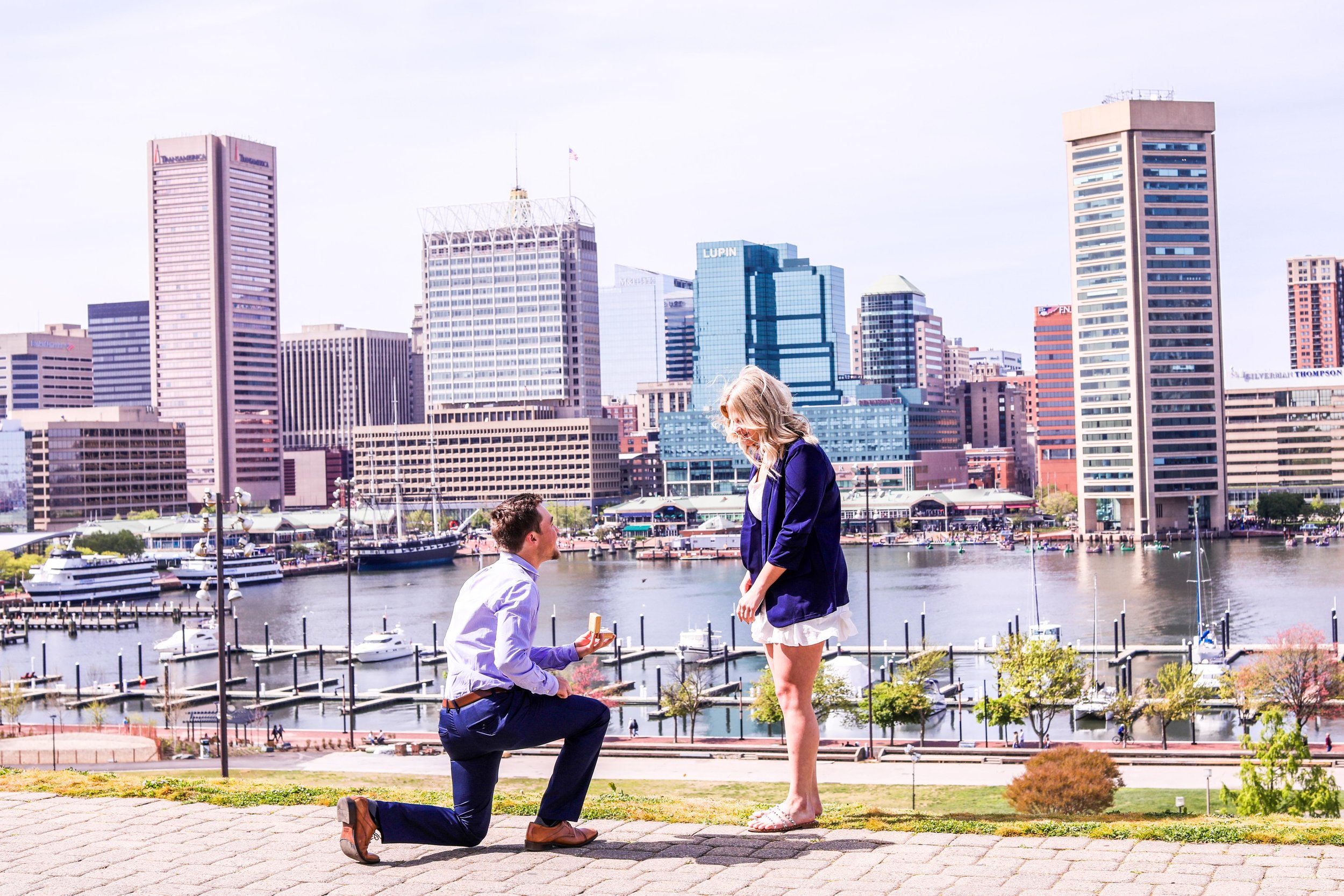 Baltimore Surprise Proposal Photographer