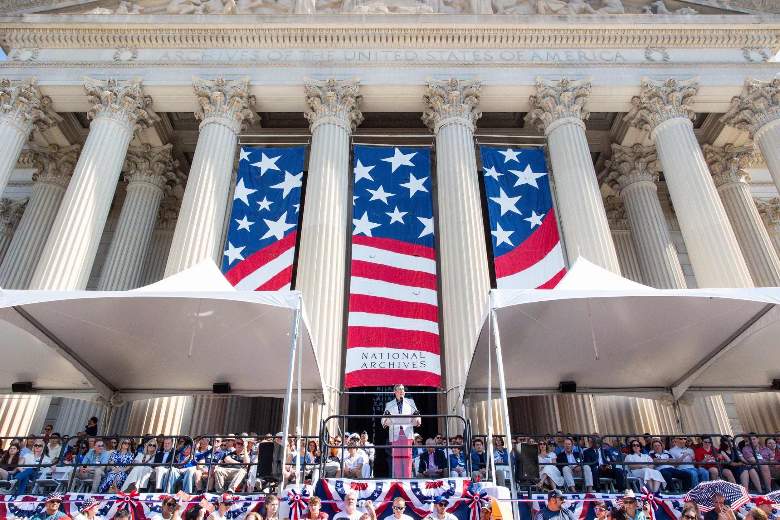Event at the National Archives in Washington DC