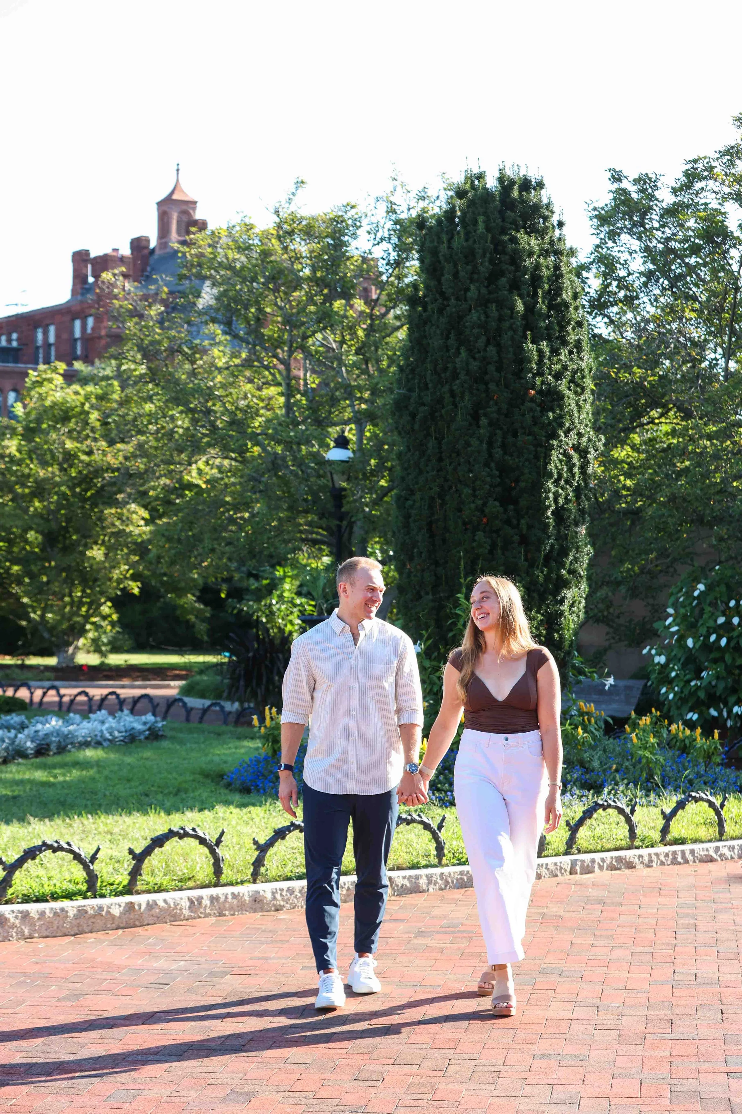 Enid Haupt Gardens Engagement Photos