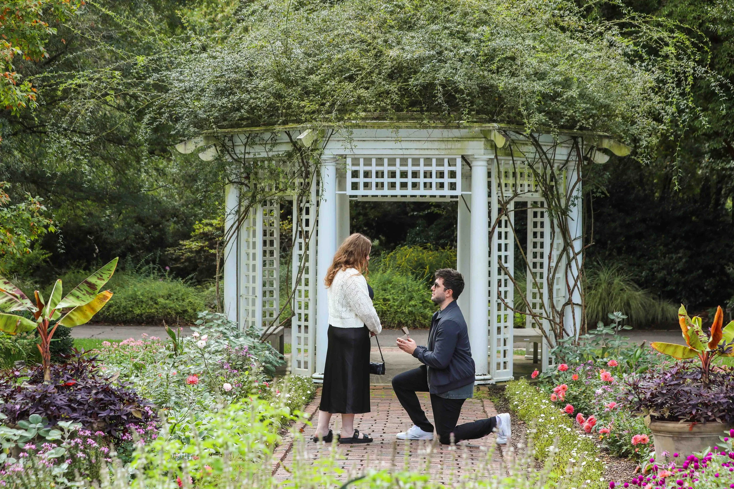 Lewis Ginter Botanical Garden Surprise Proposal