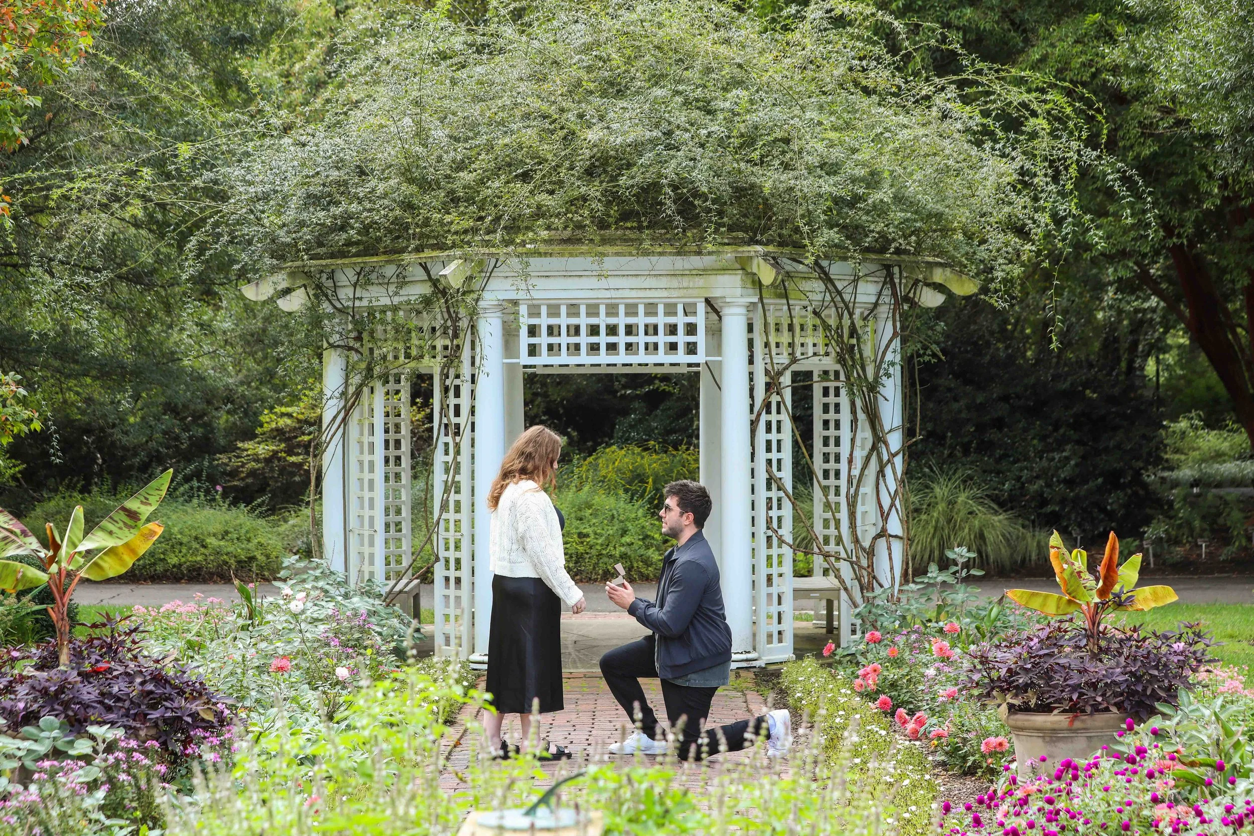 Lewis Ginter Botanical Garden Surprise Proposal