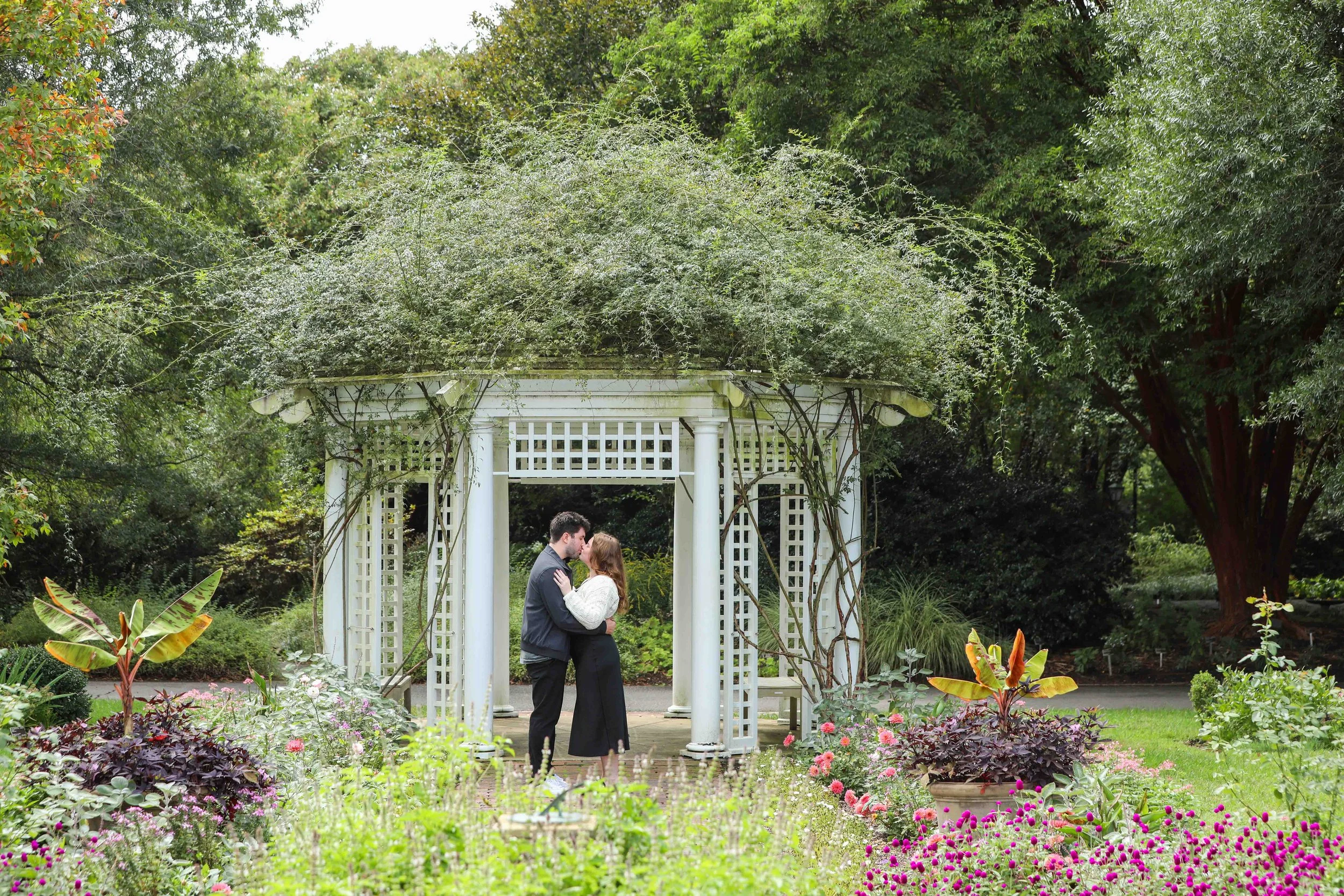 Lewis Ginter Botanical Garden Engagement Photos
