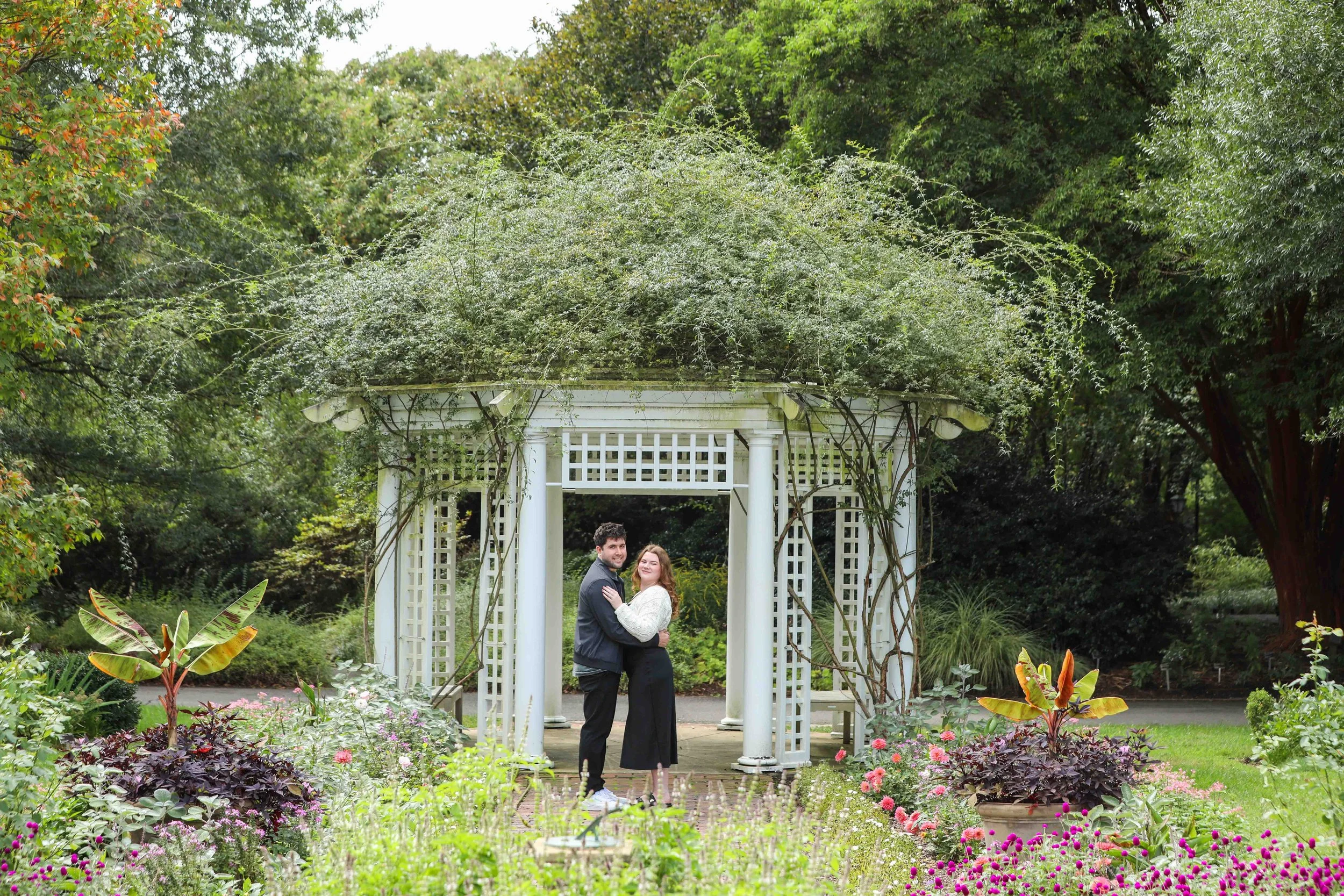 Lewis Ginter Botanical Garden Engagement Photos