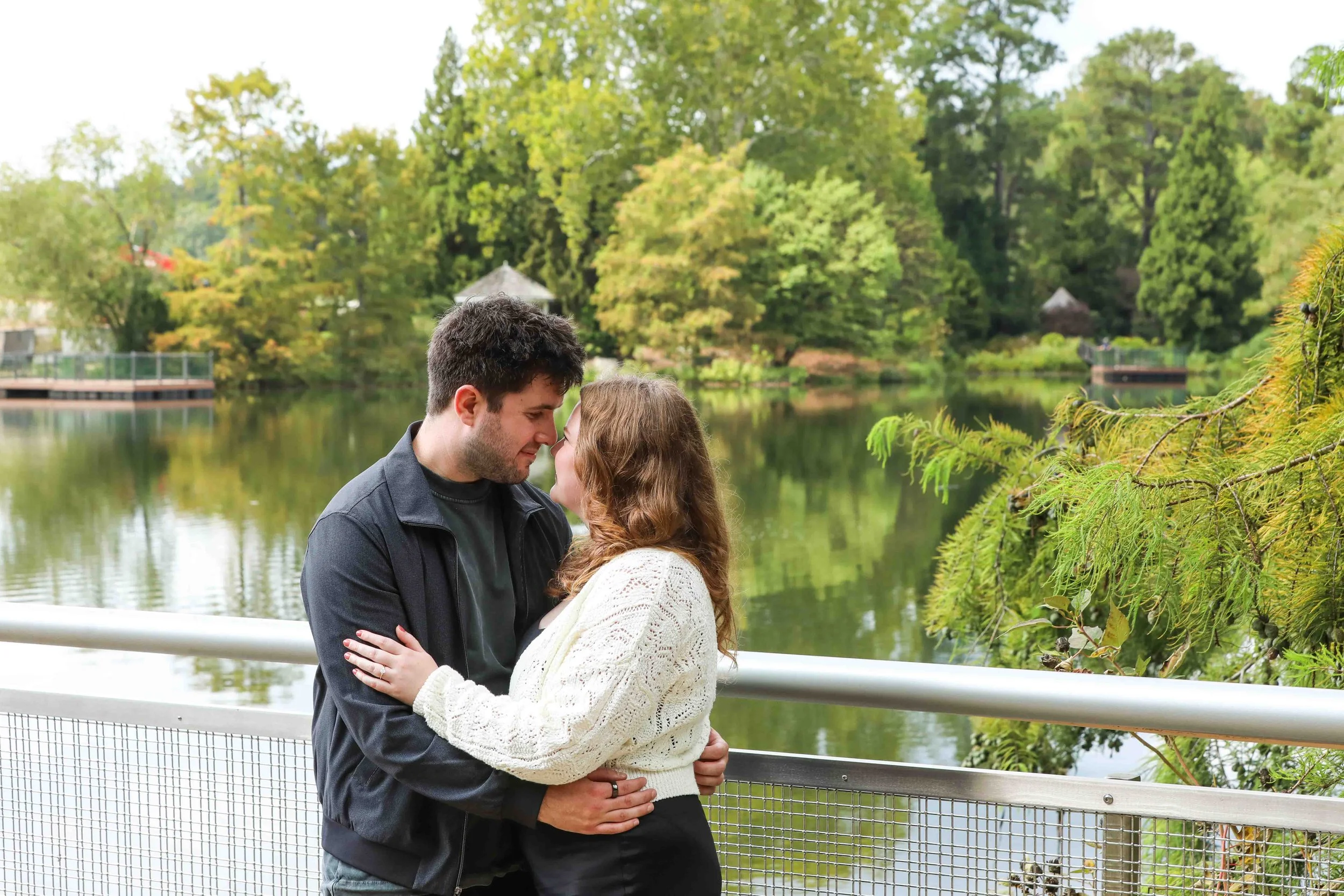 Lewis Ginter Botanical Garden Engagement Photos
