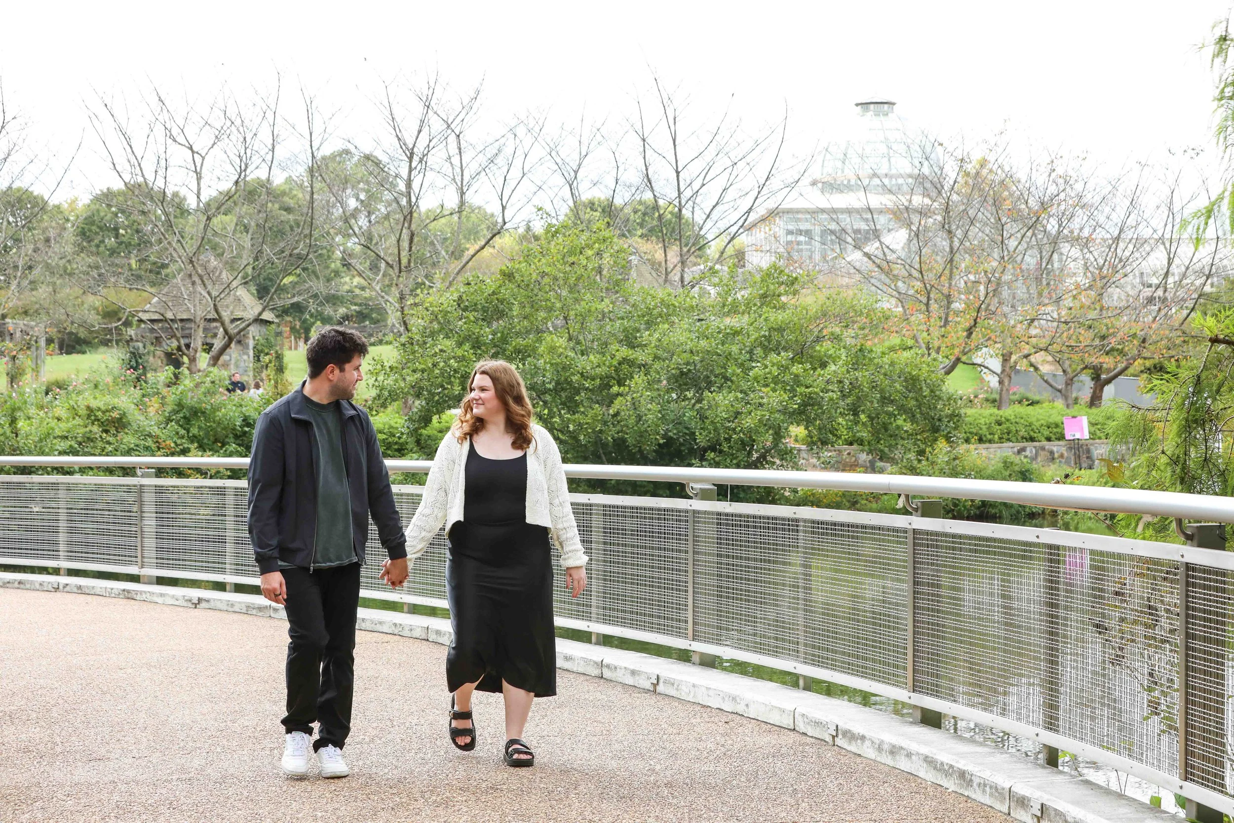 Lewis Ginter Botanical Garden Engagement Photos