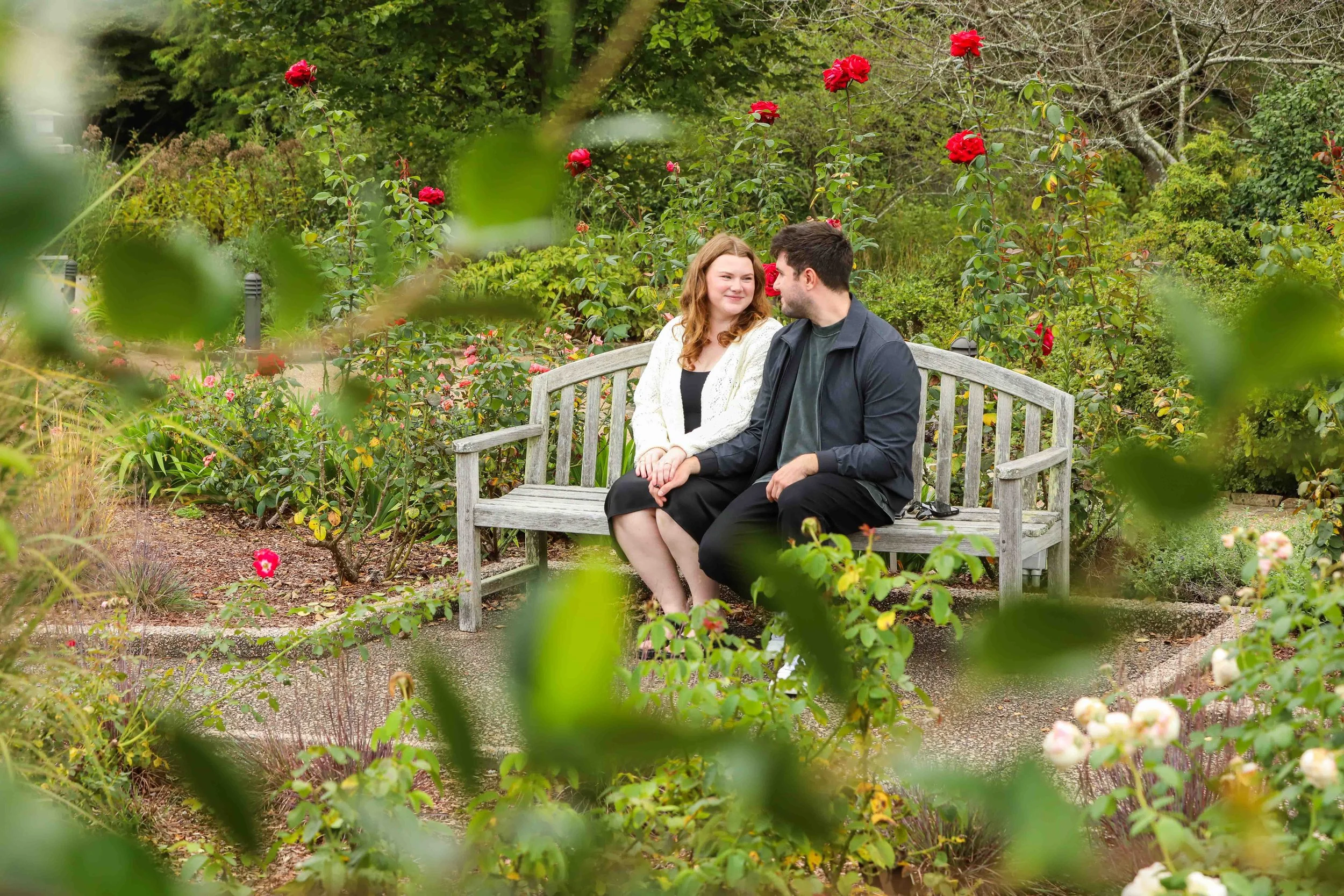 Lewis Ginter Botanical Garden Engagement Photos