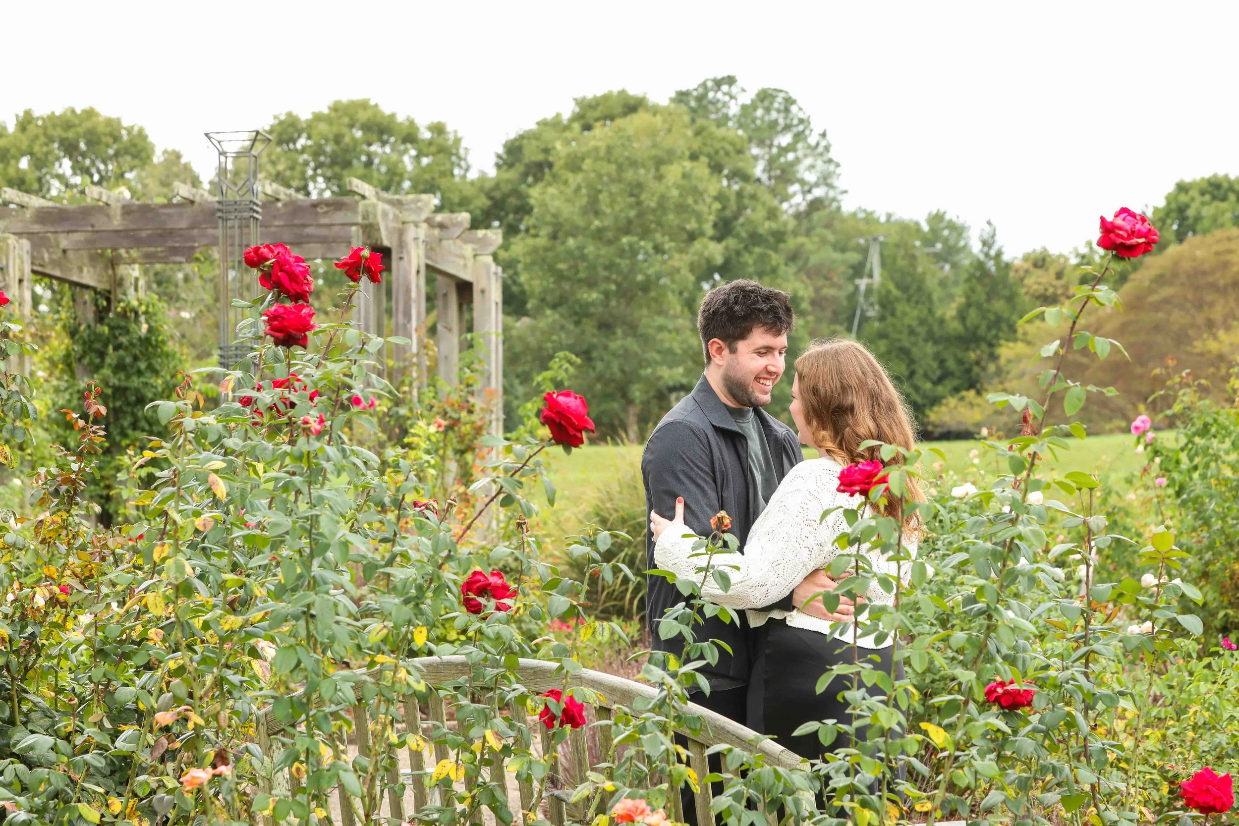 Lewis Ginter Botanical Garden Engagement Photos