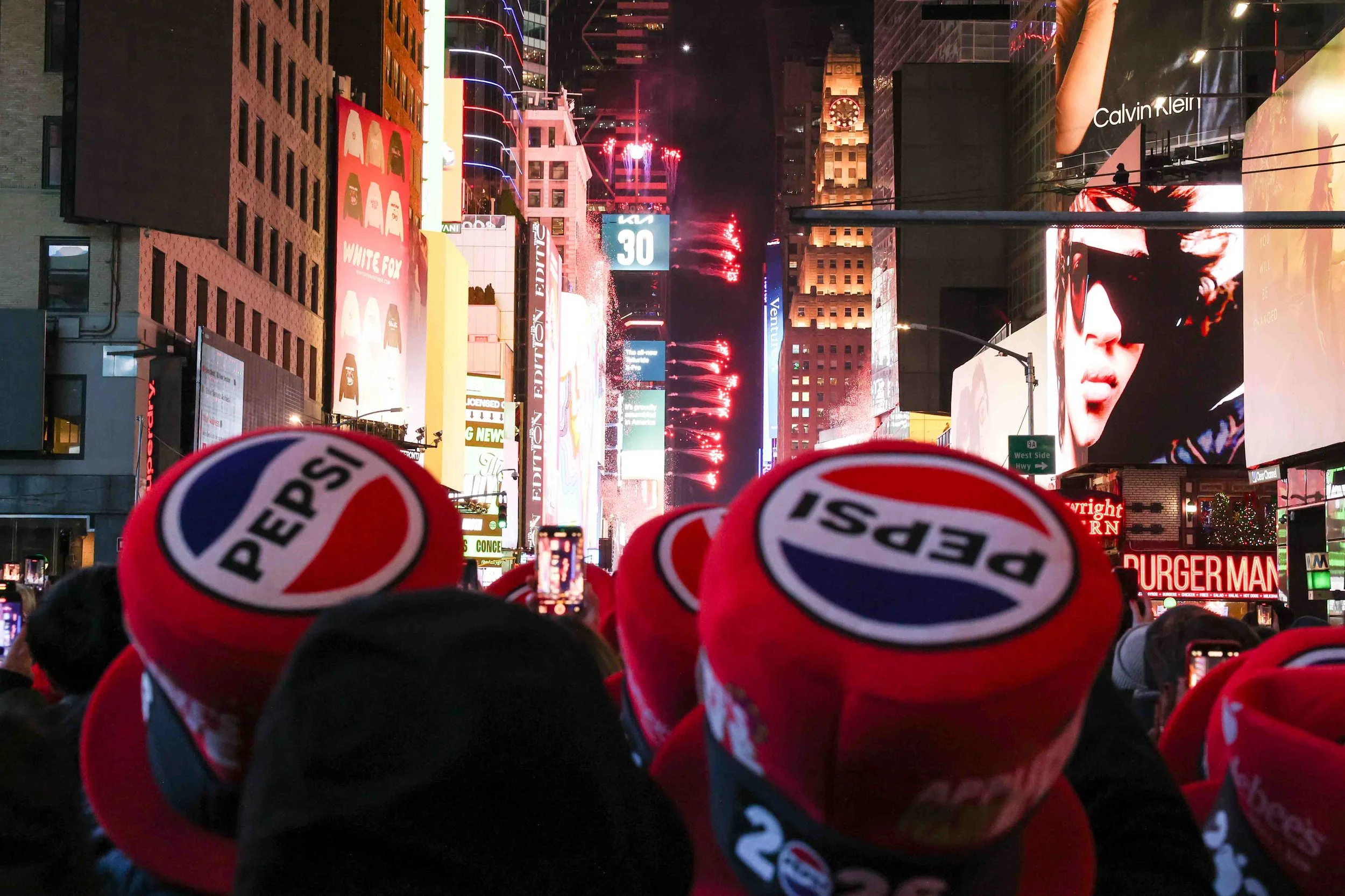 Event in Times Square on New Years Eve