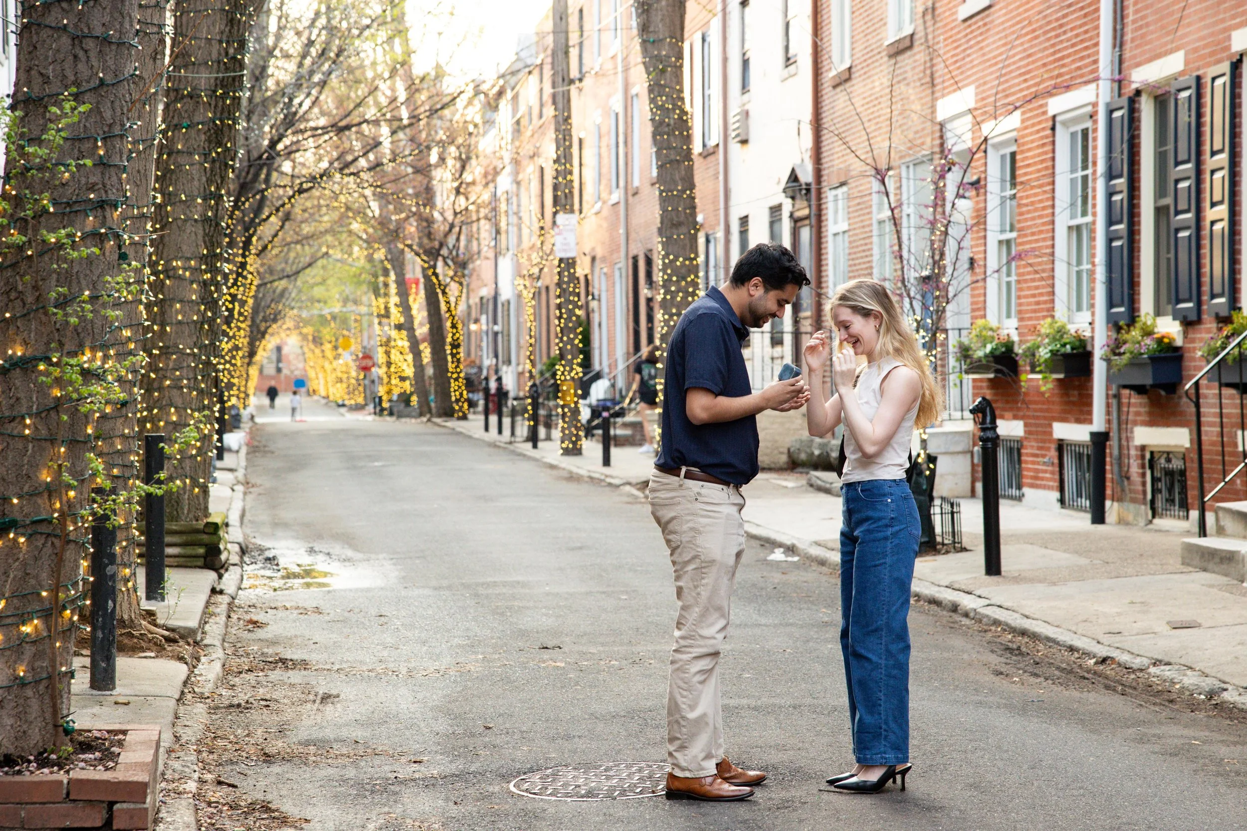 Philly Surprise Proposal Photographer