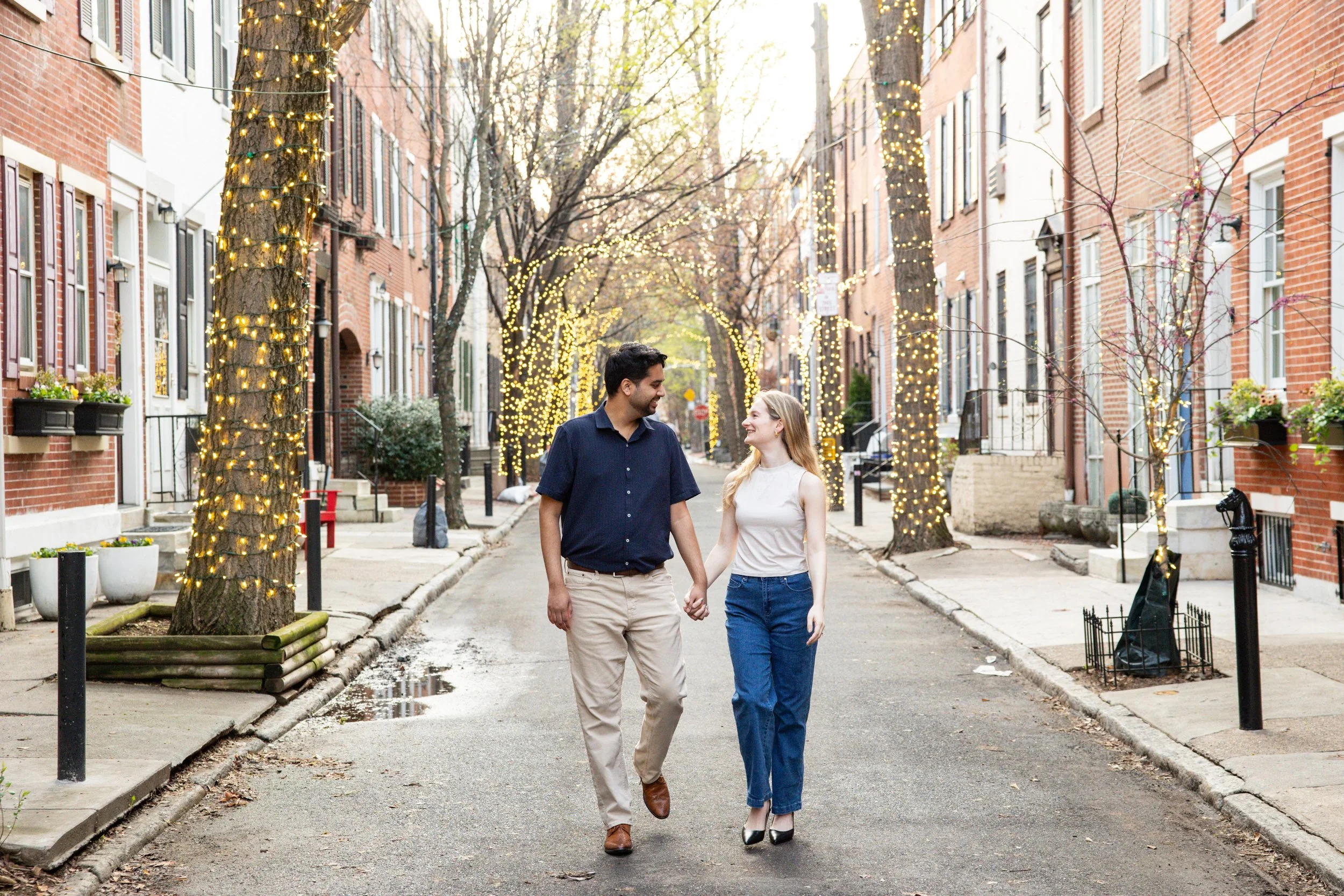 Addison Street Engagement Photos