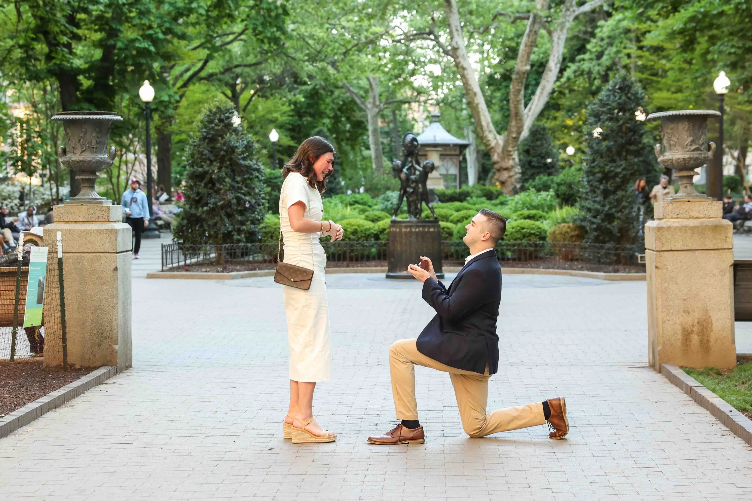 Philly Rittenhouse Surprise Proposal