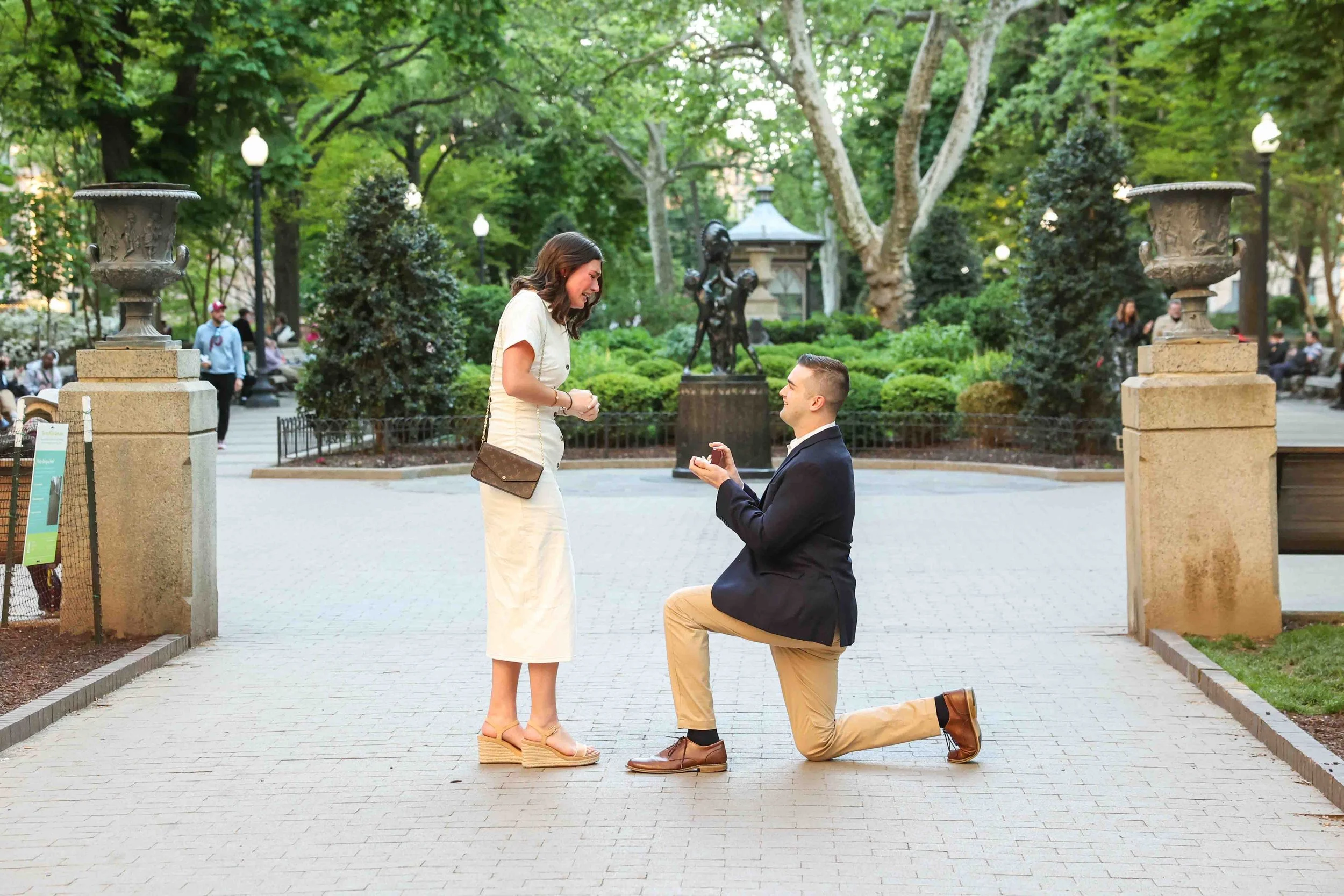 Philly Rittenhouse Surprise Proposal