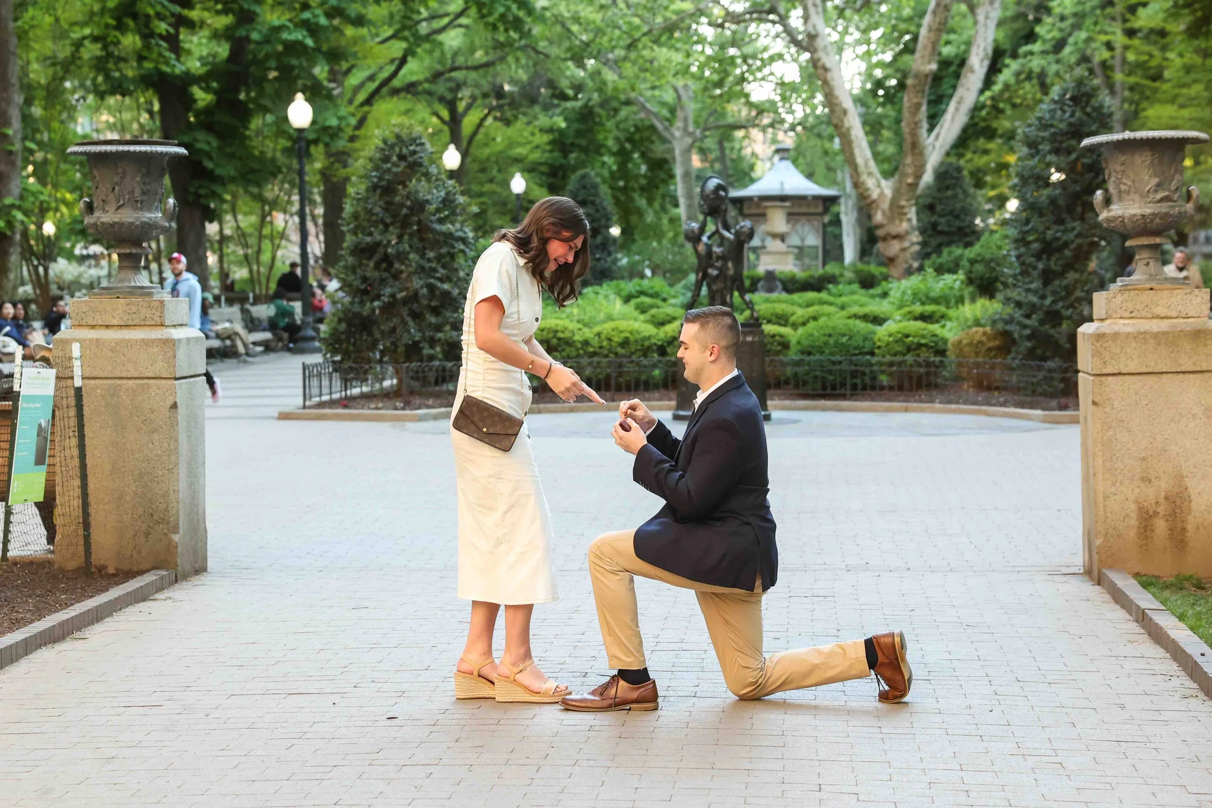 Philly Rittenhouse Surprise Proposal