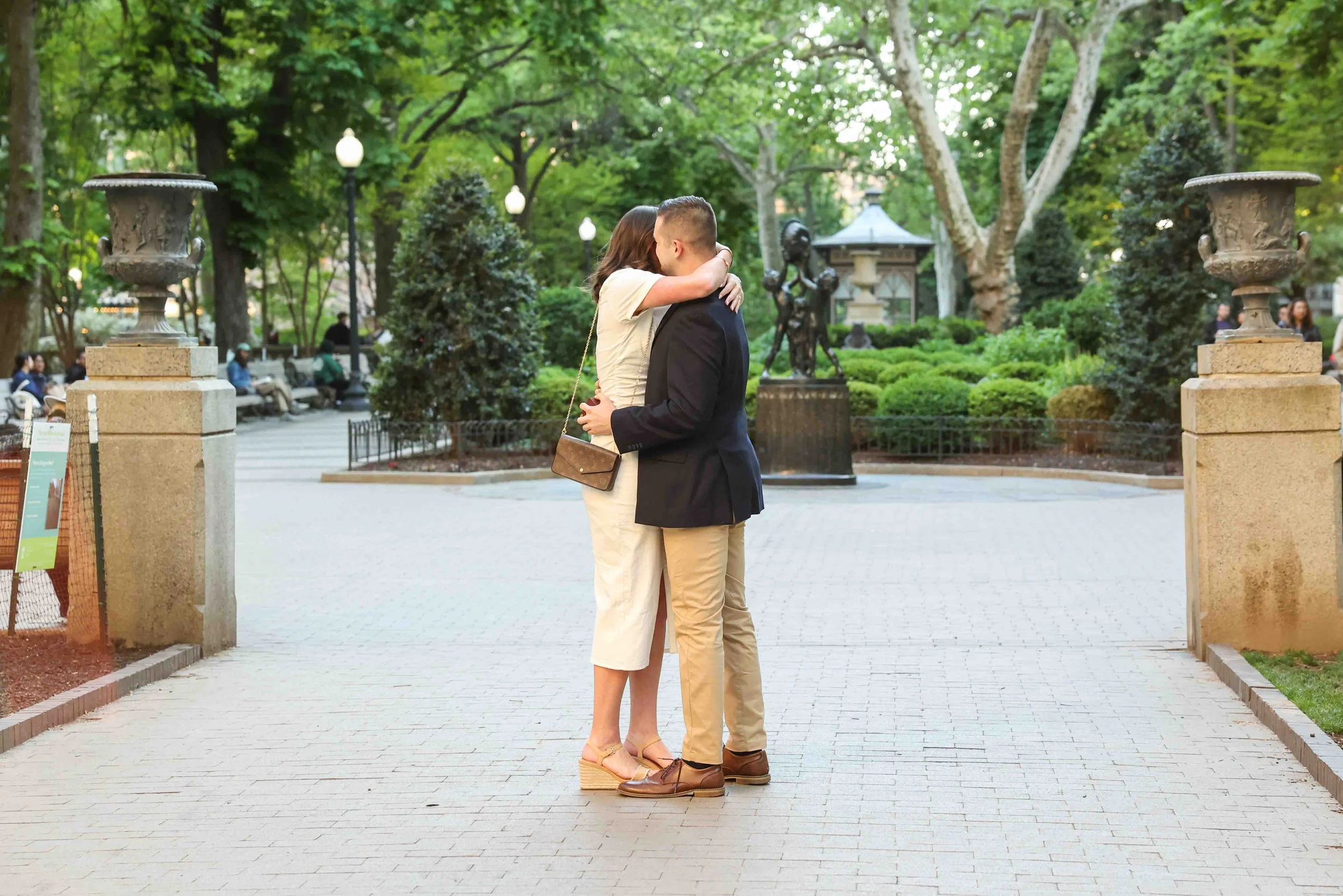 Surprise Engagement in Rittenhouse Square Park