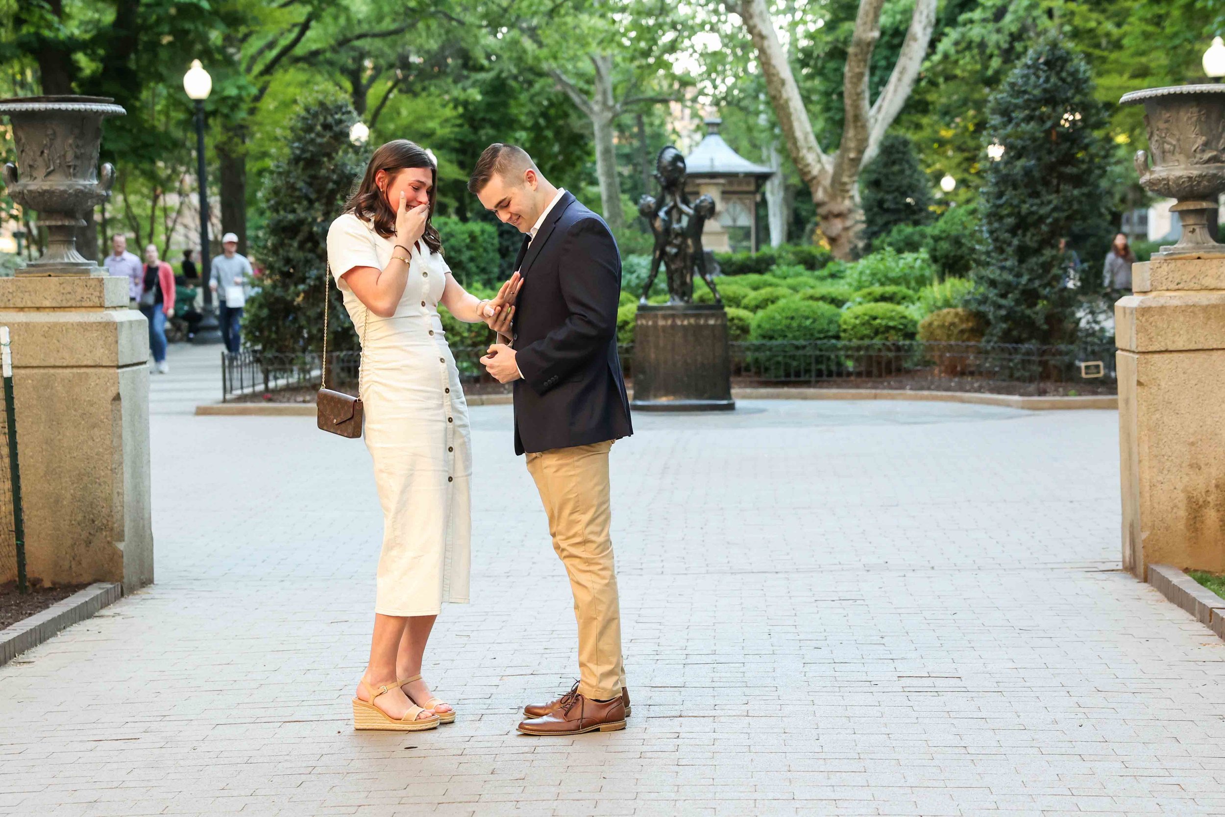 Philly Rittenhouse Proposal Photographer