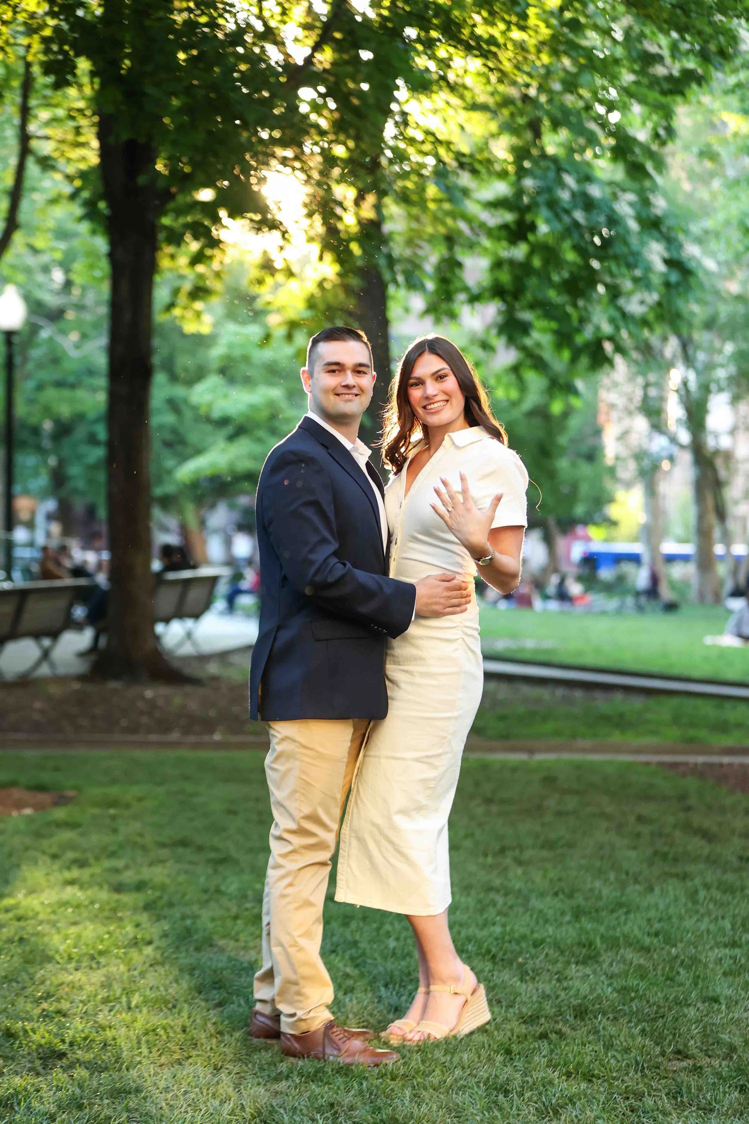 Rittenhouse Engagement Photos Philly