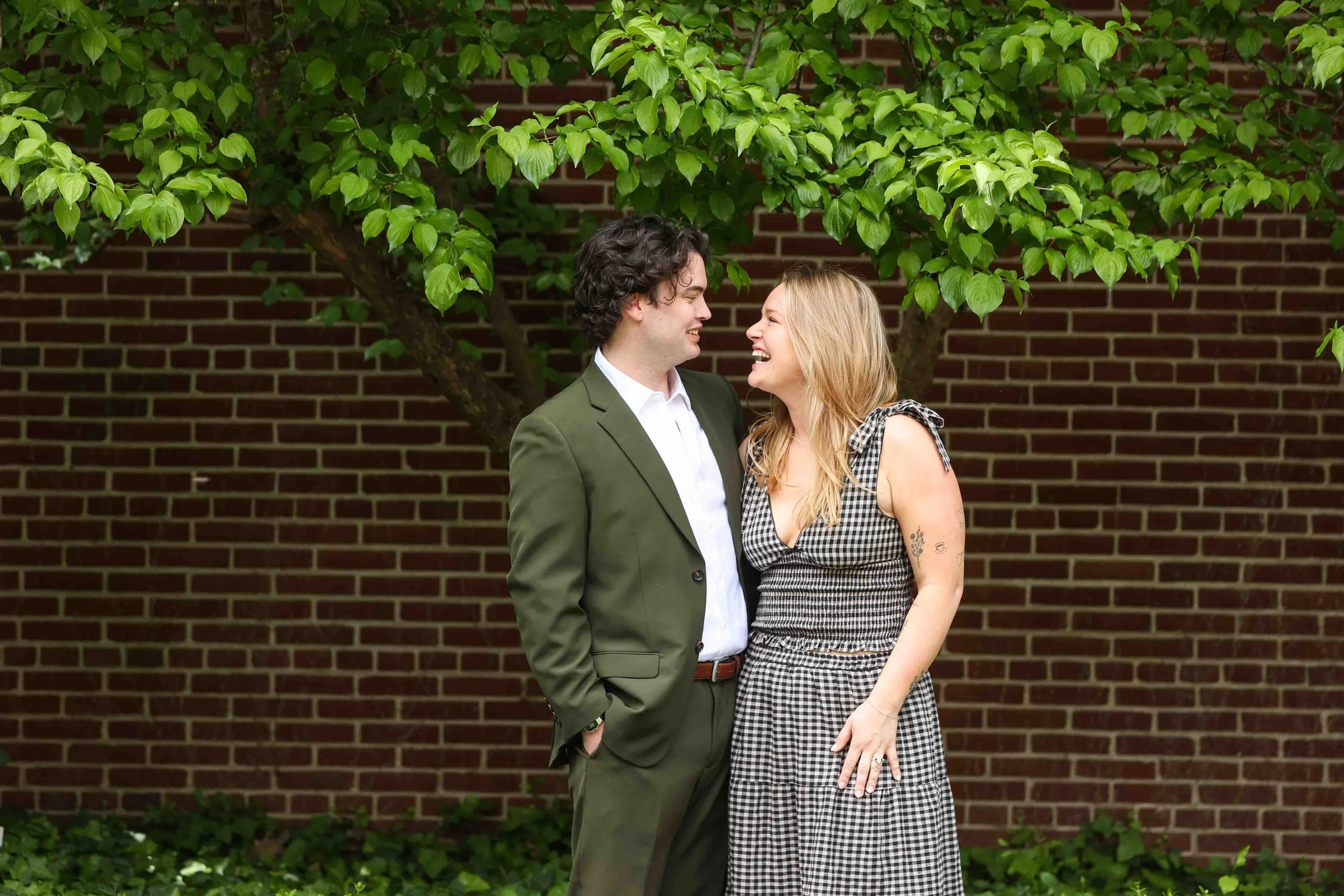 Philly 18th Century Gardens Surprise Proposal Photographer