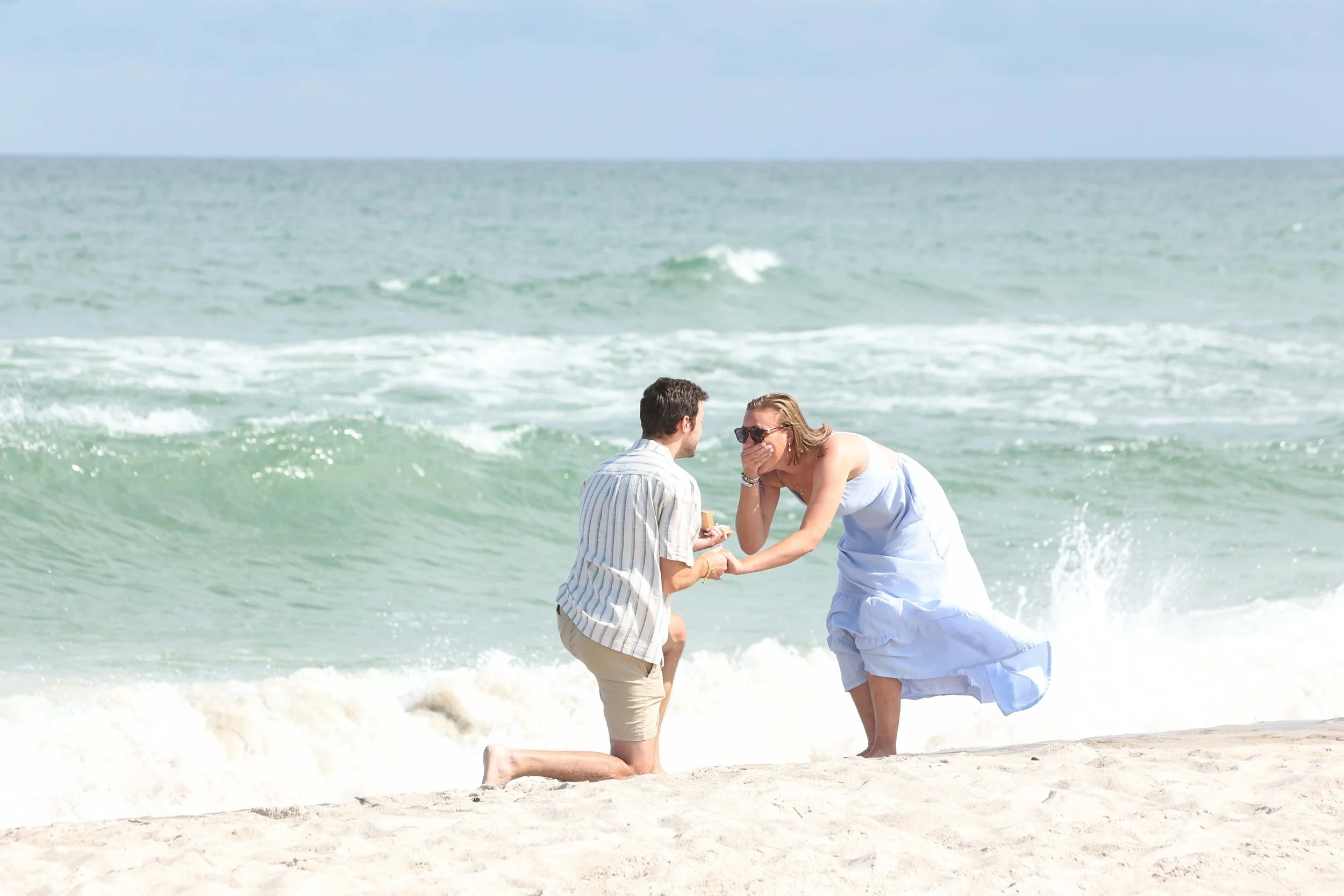 Assateague Island Surprise Proposal Photographer